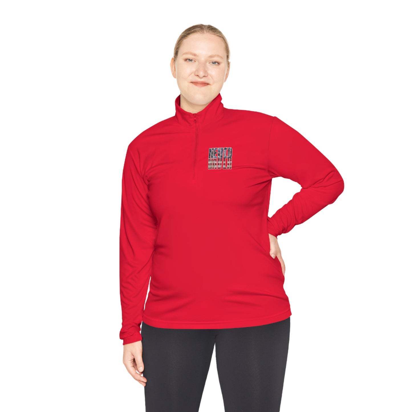 Never Waver Unisex Quarter-Zip Pullover