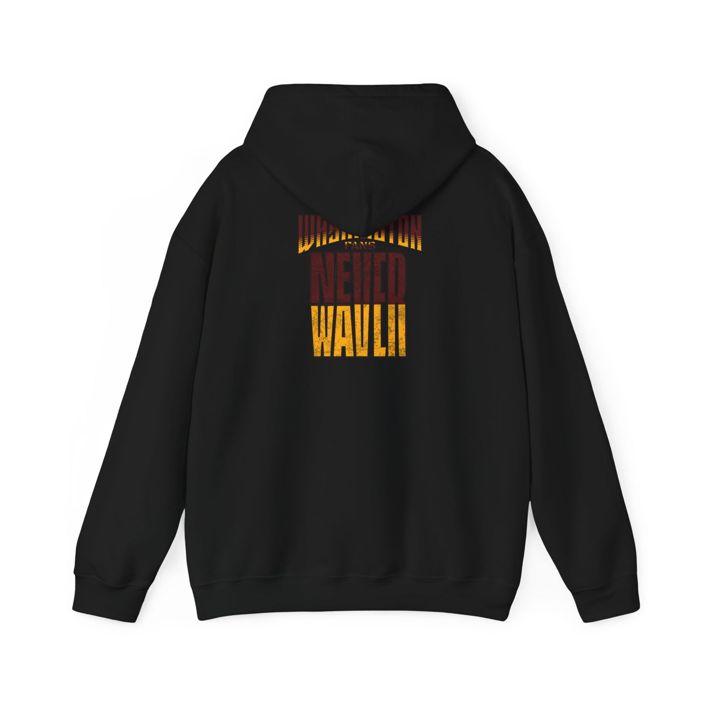 Washington Fans Never Waver Unisex Heavy Blend™ Hooded Sweatshirt