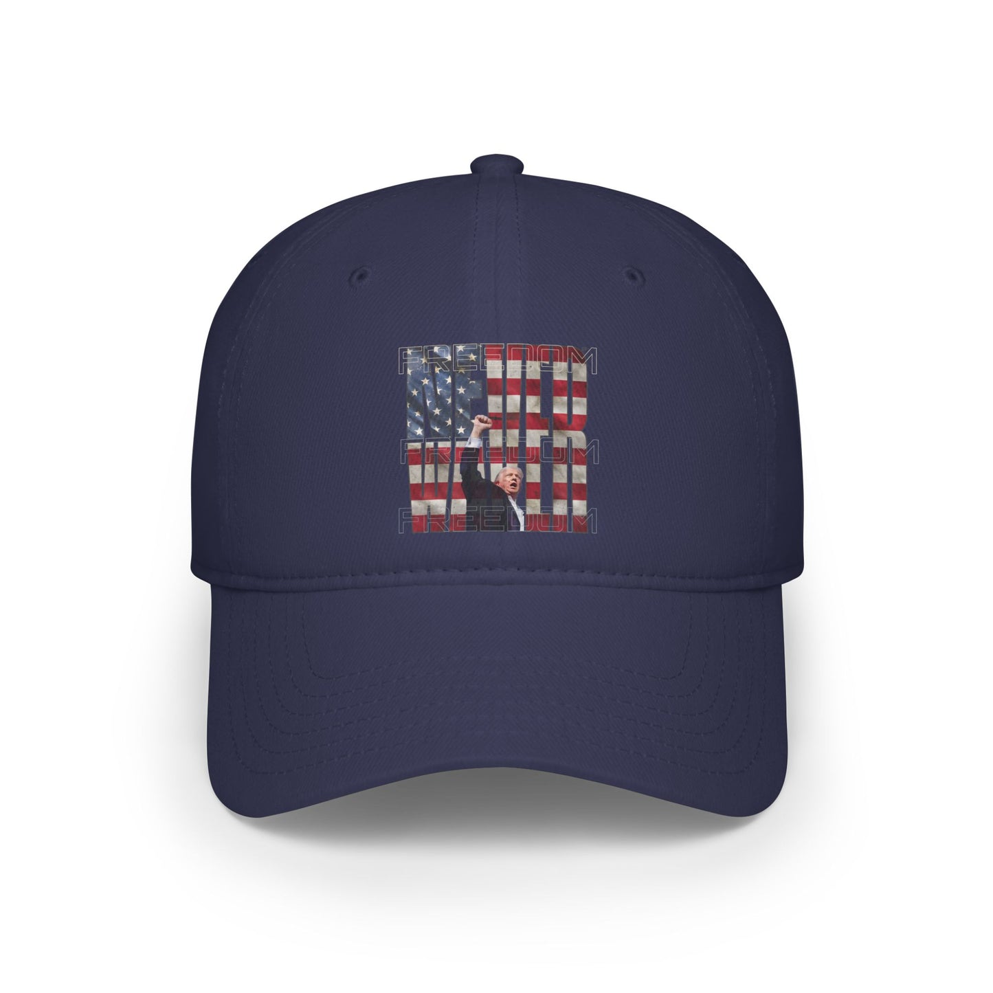 Never Waver Trump Fist Pump Low Profile Baseball Cap