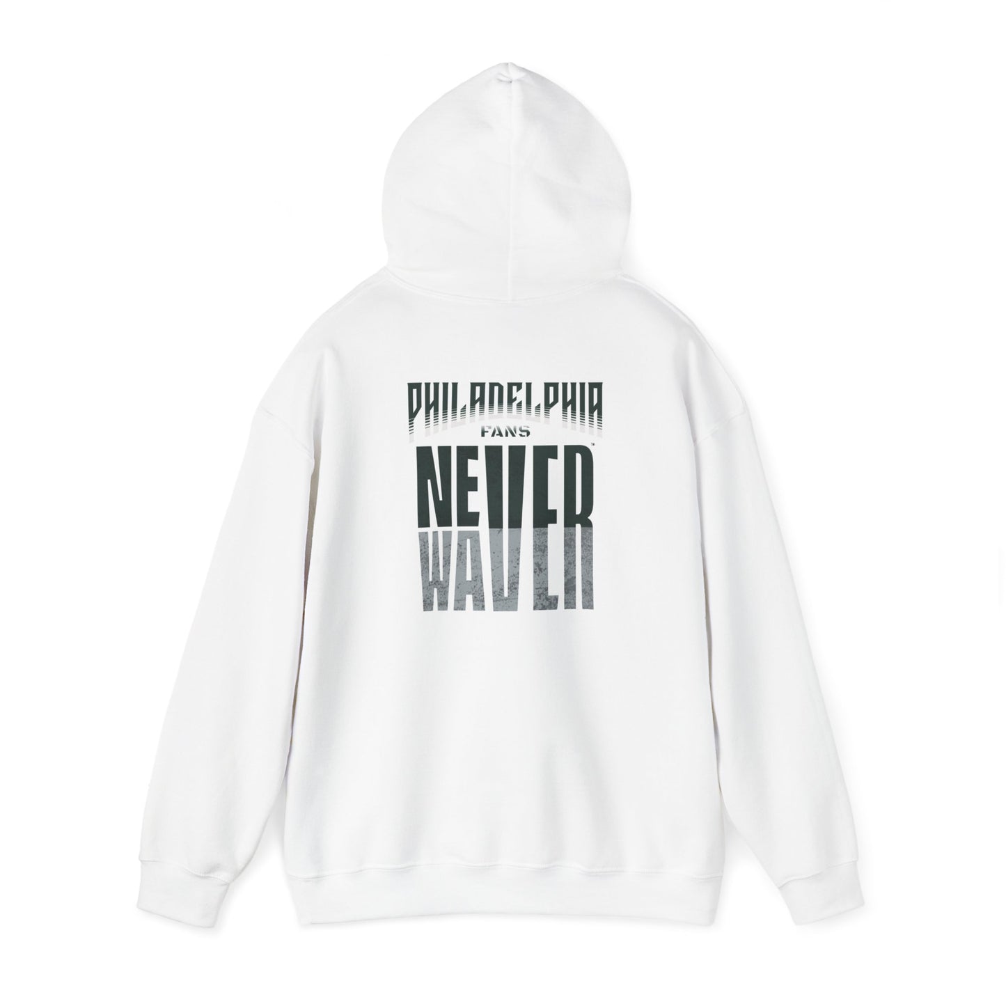 Philadelphia Fans Never Waver Unisex Heavy Blend™ Hooded Sweatshirt