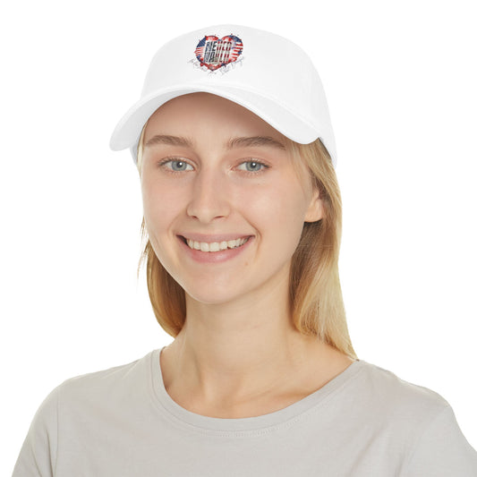 Never Waver Be Red White and a Little Bougie Low Profile Baseball Cap