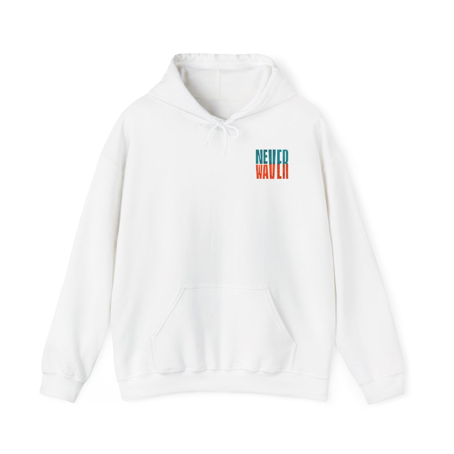 Miami Fans Never Waver Unisex Heavy Blend™ Hooded Sweatshirt