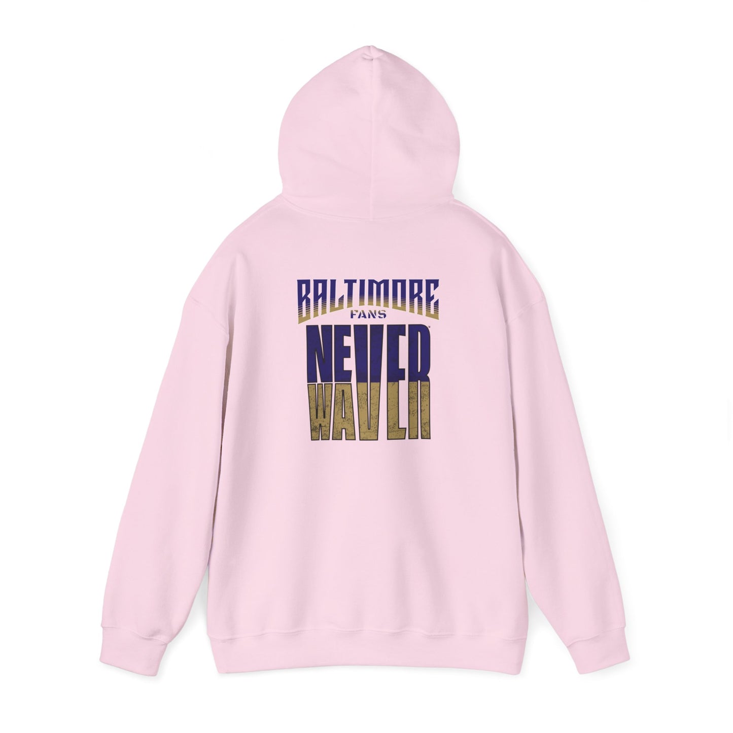 Baltimore Fans Never Waver Unisex Heavy Blend™ Hooded Sweatshirt