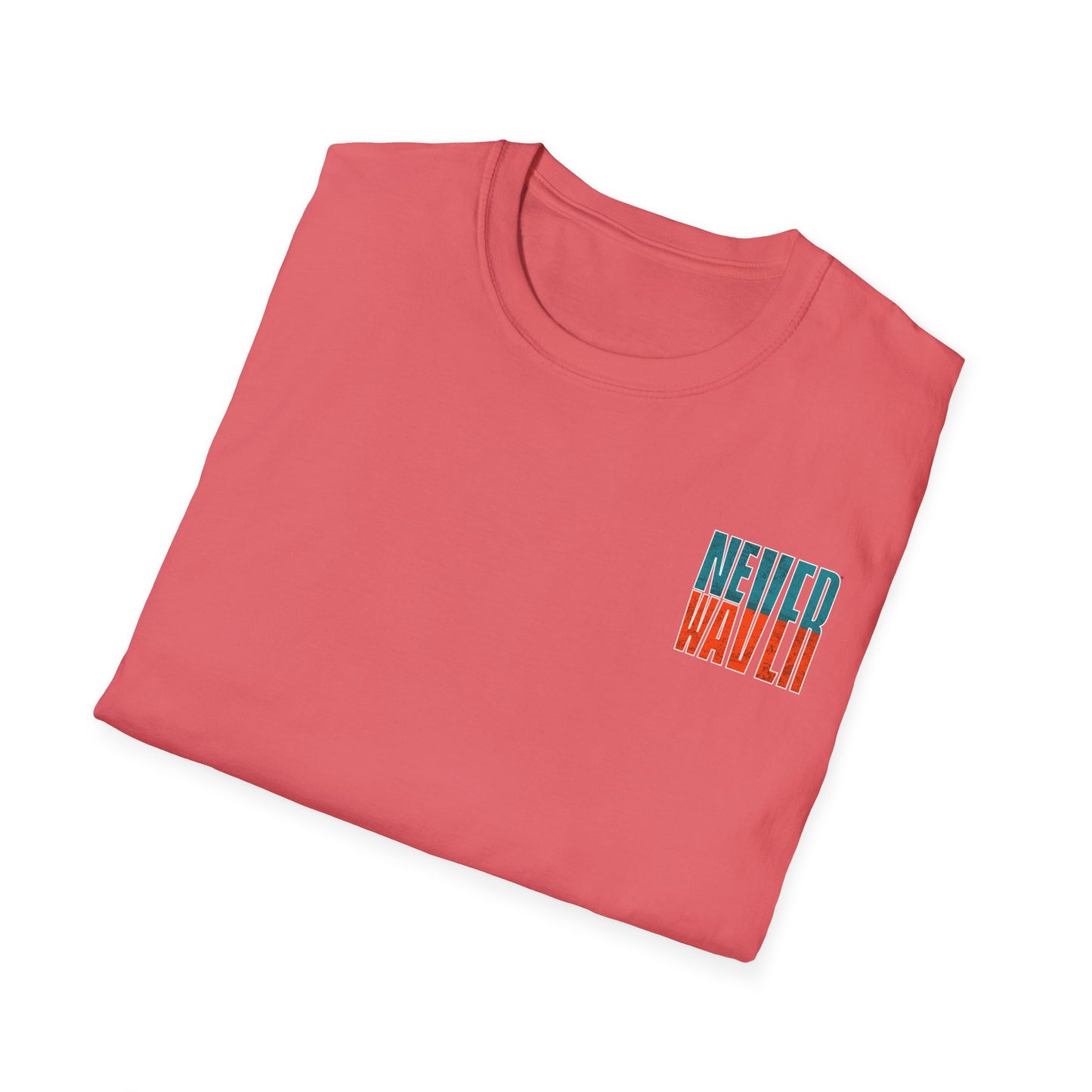 Miami Fans Never Waver Unisex Softstyle T-Shirt