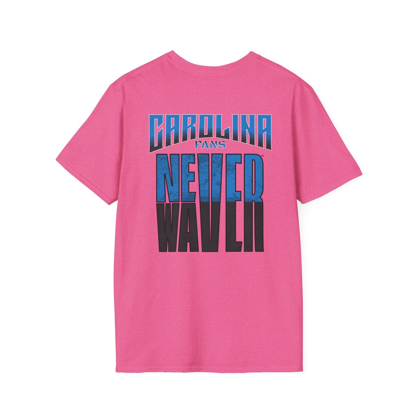 Carolina Fans Never Waver Unisex Softstyle T-Shirt