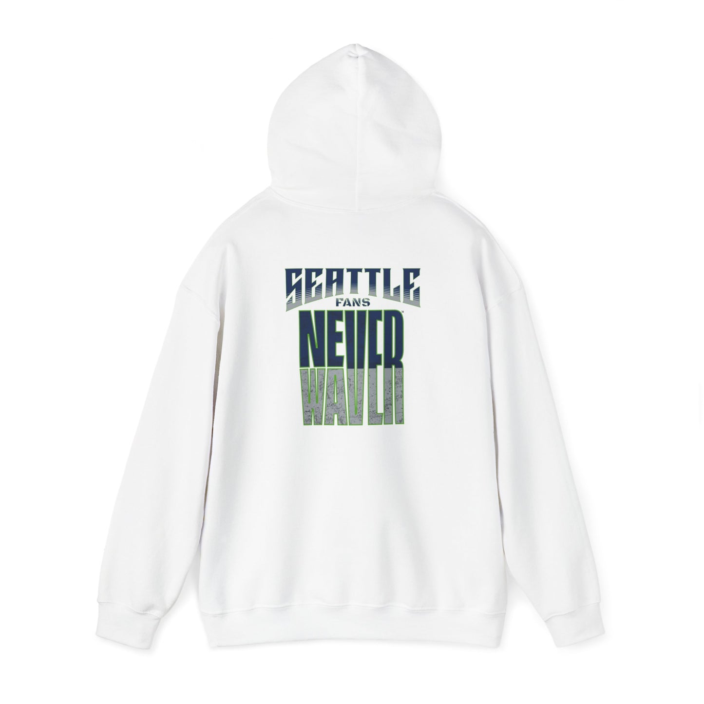 Seattle Fans Never Waver Unisex Heavy Blend™ Hooded Sweatshirt