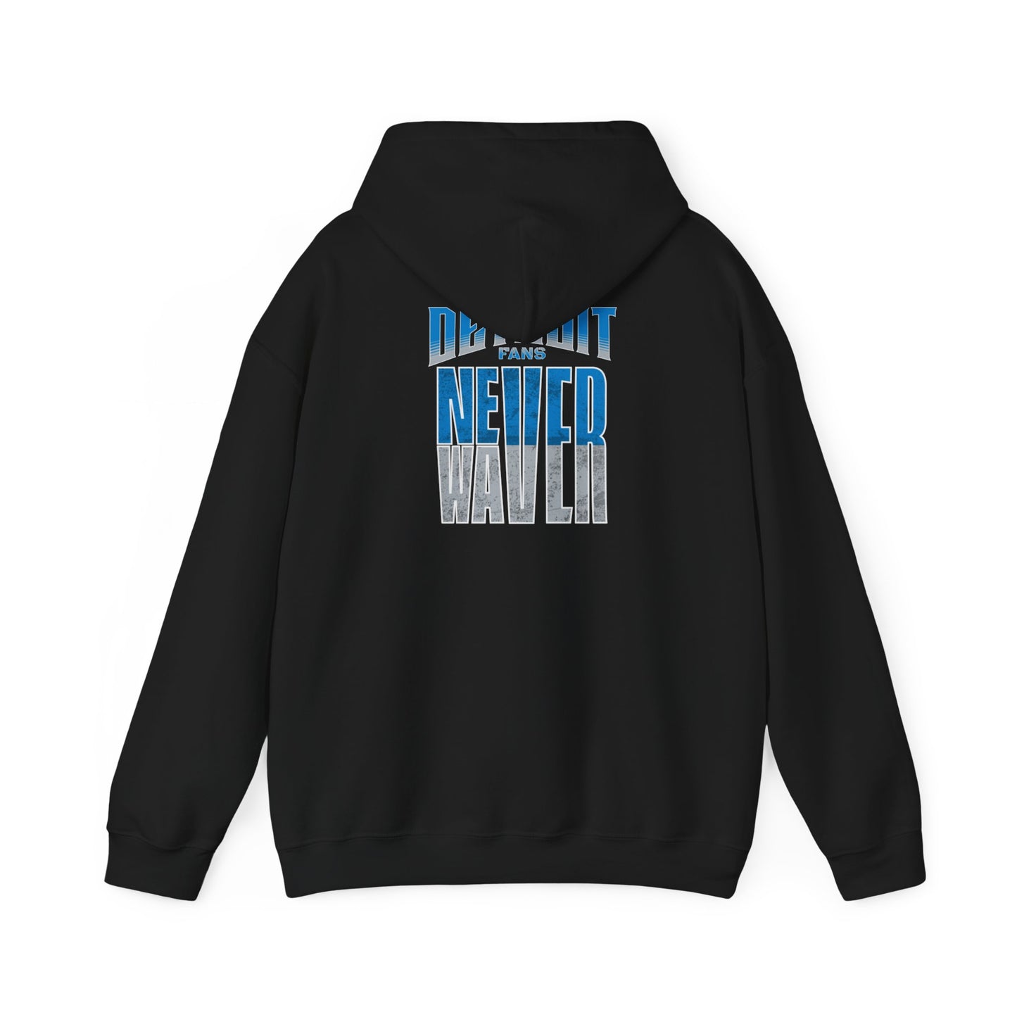 Detroit Fans Never Waver Unisex Heavy Blend™ Hooded Sweatshirt