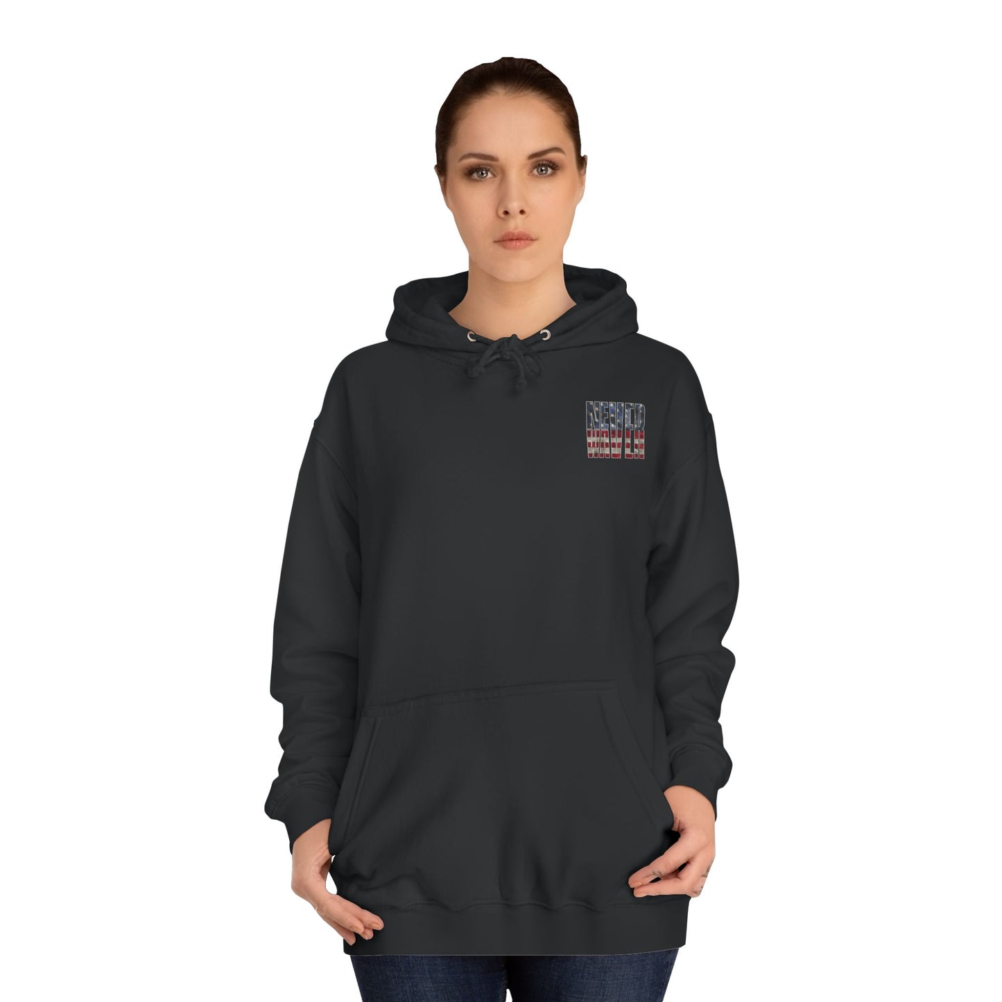 Never Waver Definition Unisex College Hoodie