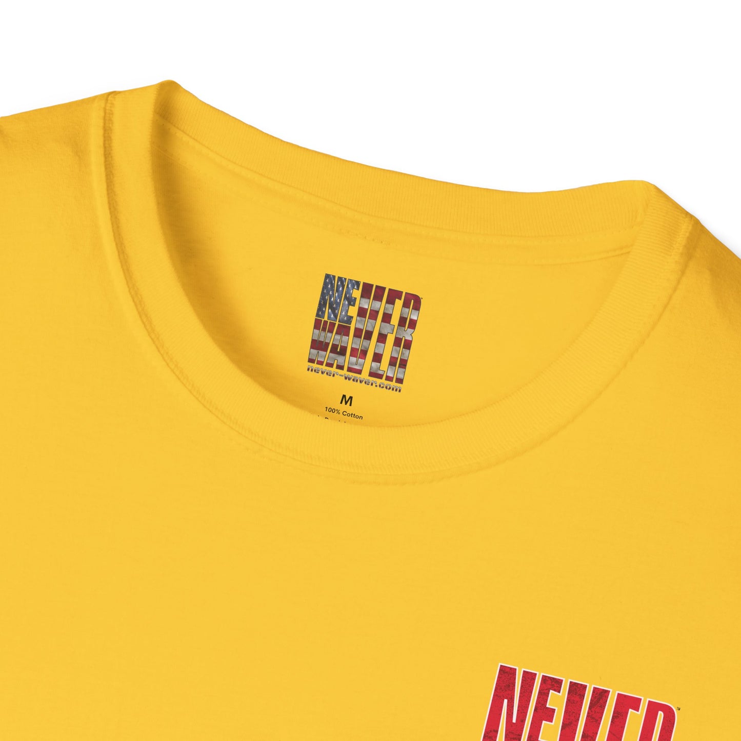 Kansas Fans Never Waver Unisex Softstyle T-Shirt