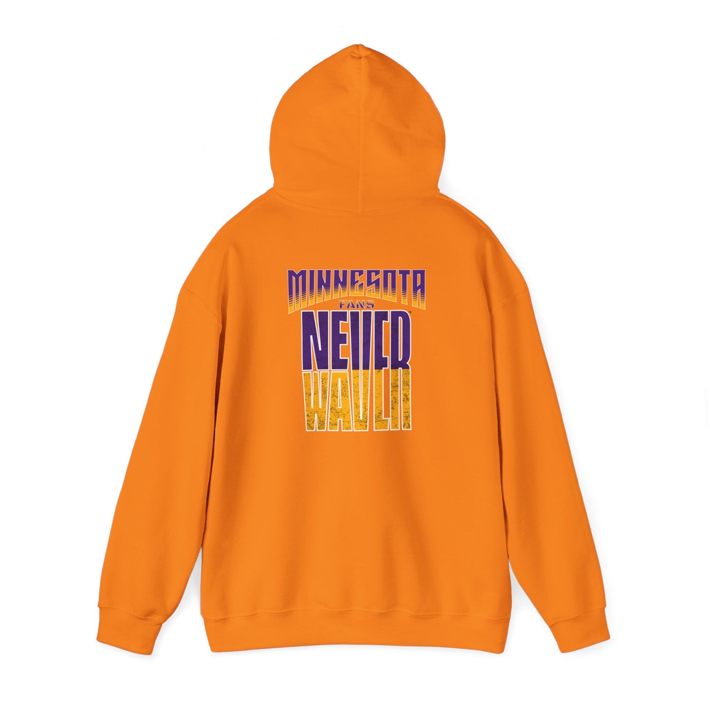 Minnesota Fans Never Waver Unisex Heavy Blend™ Hooded Sweatshirt