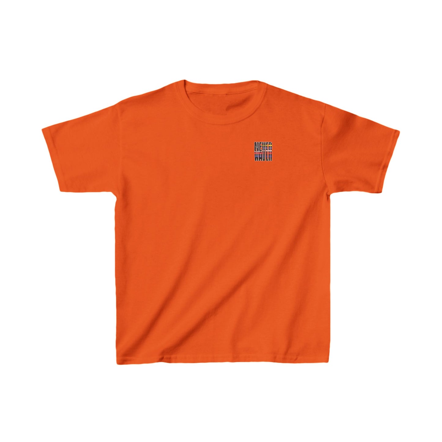 Never Waver Always Back Our First Responders  Kids Heavy Cotton™ Tee