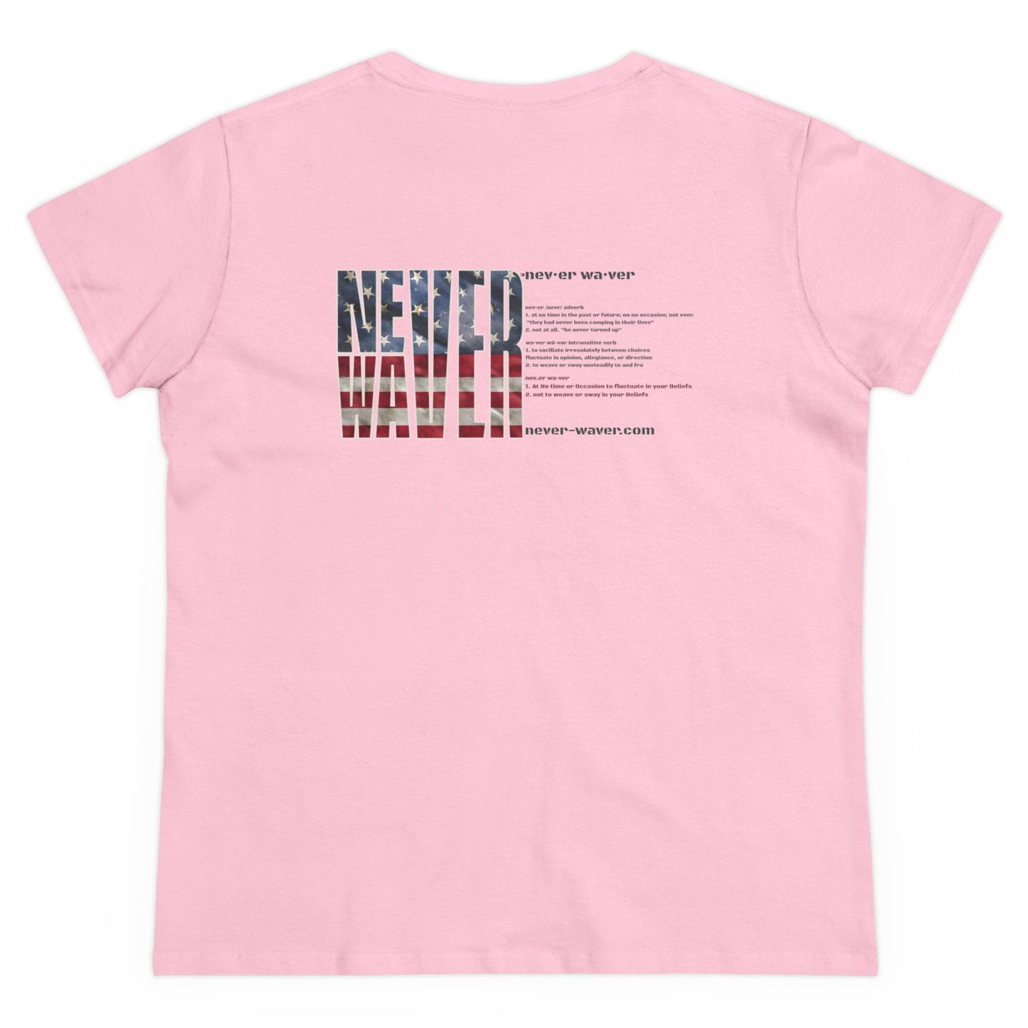 Never Waver Definition Women's Midweight Cotton Tee