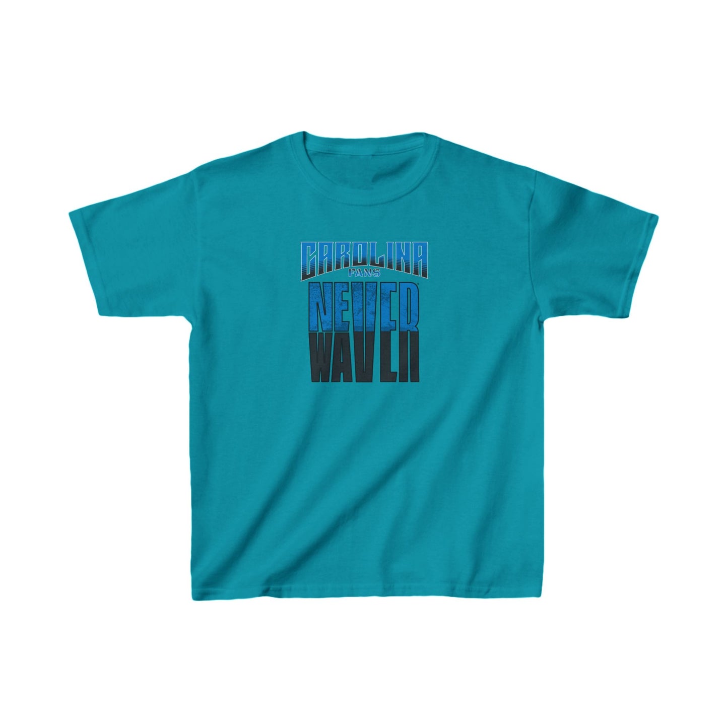 Carolina Fans Never Waver Kids Heavy Cotton™ Tee