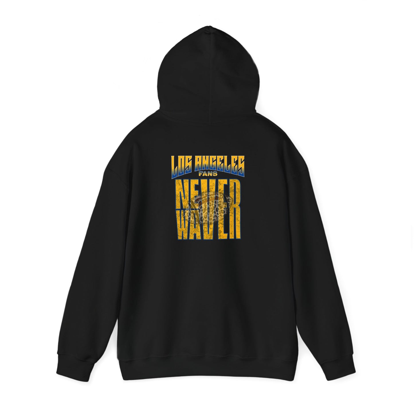 Los Angeles Fans Never Waver W-Leopard Football Unisex Heavy Blend™ Hooded Sweatshirt