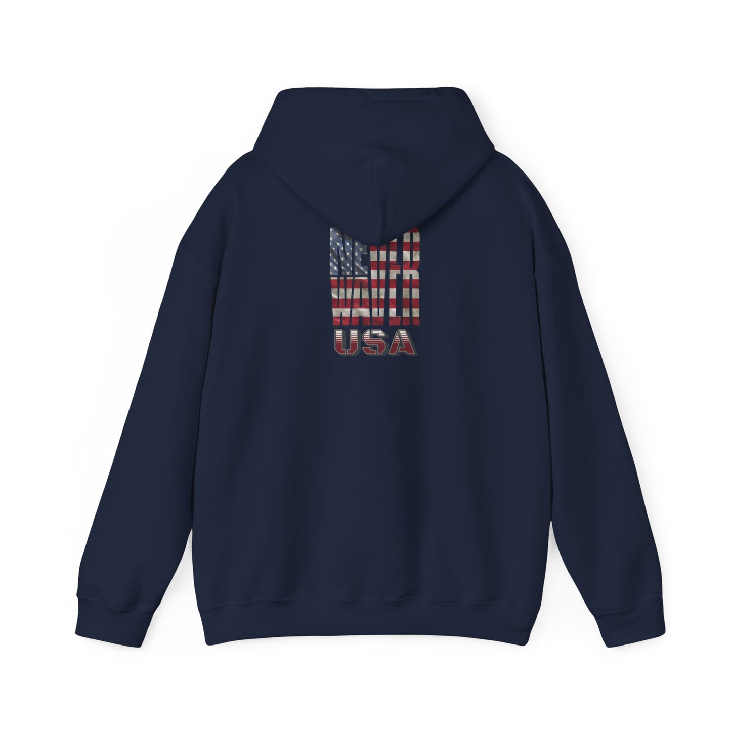 Never Waver USA Unisex Heavy Blend™ Hooded Sweatshirt