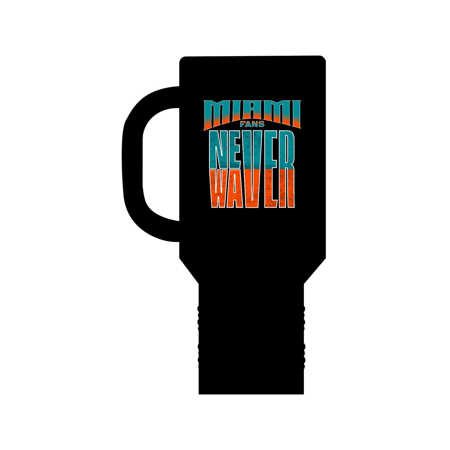 Miami Fans Never Waver Insulated Travel Mug, 40oz