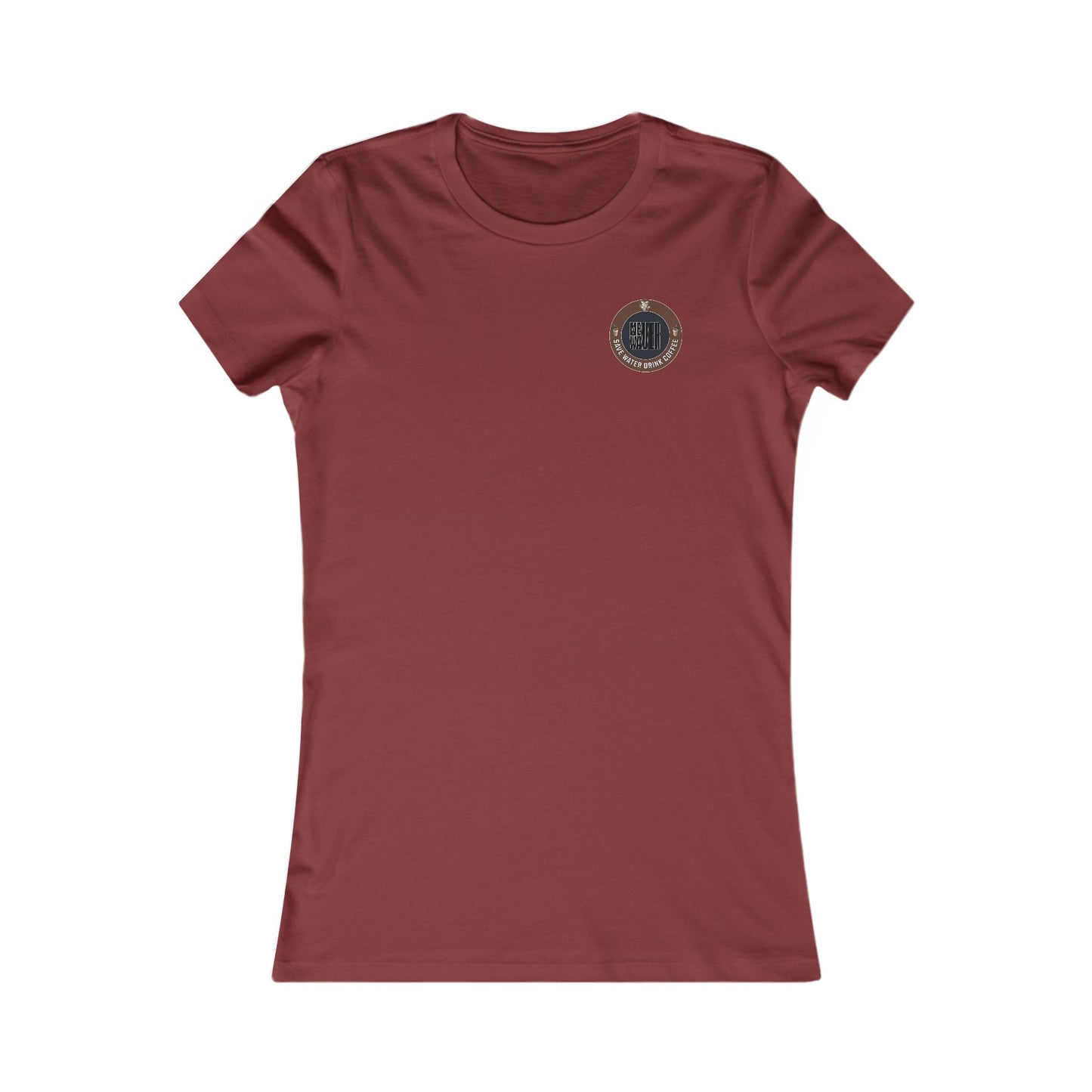 Never Waver Save Water Drink Coffee Women's Favorite Tee