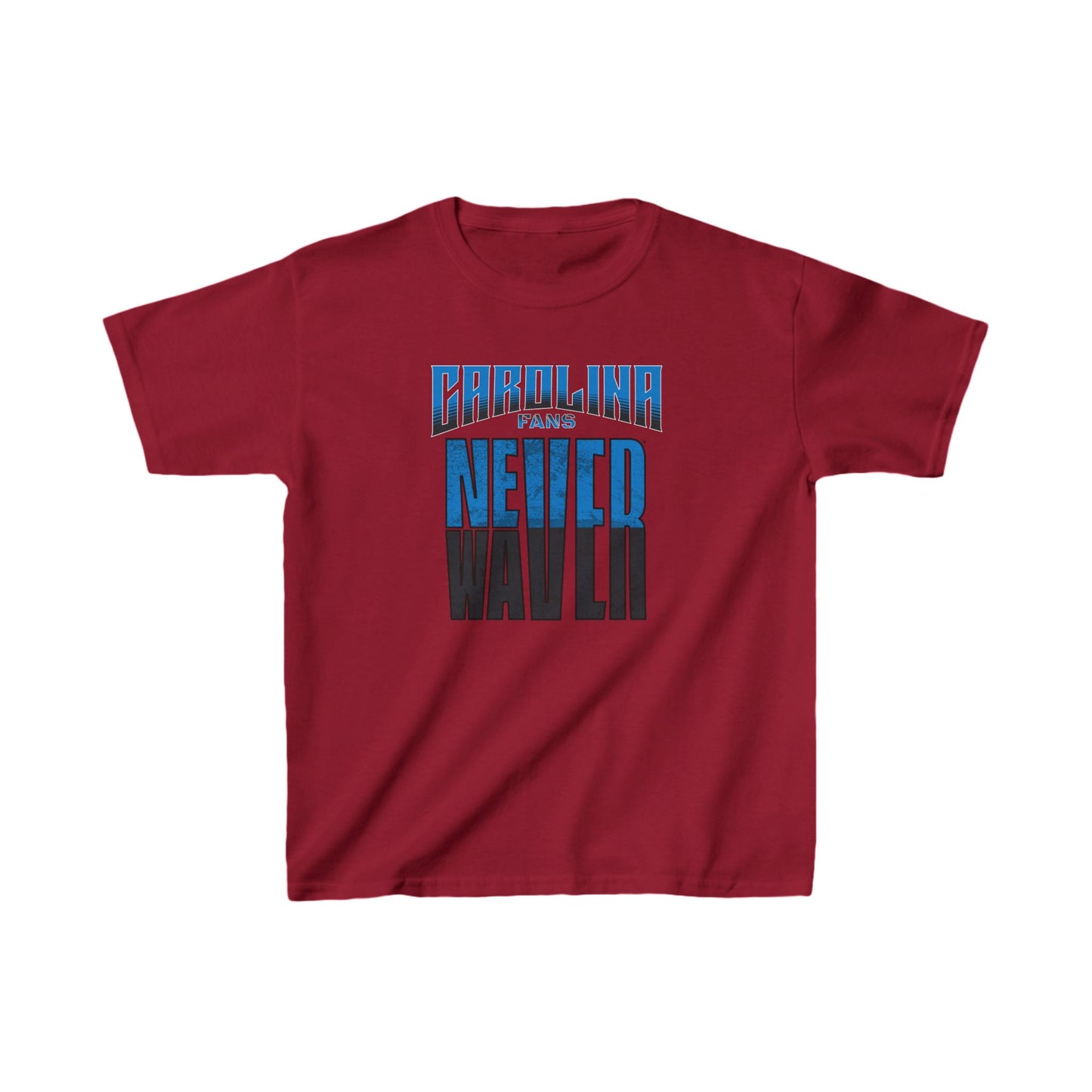 Carolina Fans Never Waver Kids Heavy Cotton™ Tee