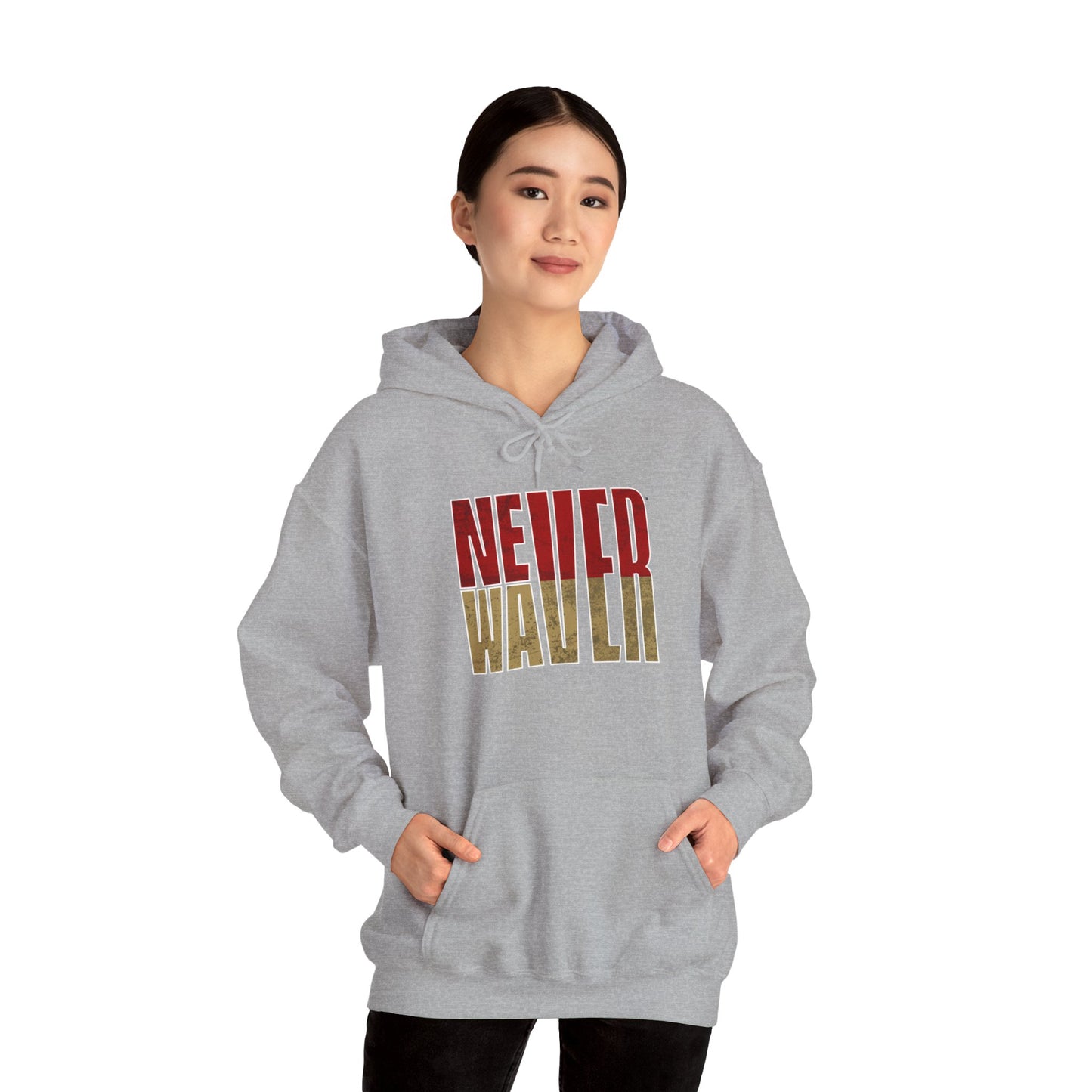 San Francisco Fans Never Waver Unisex Heavy Blend™ Hooded Sweatshirt