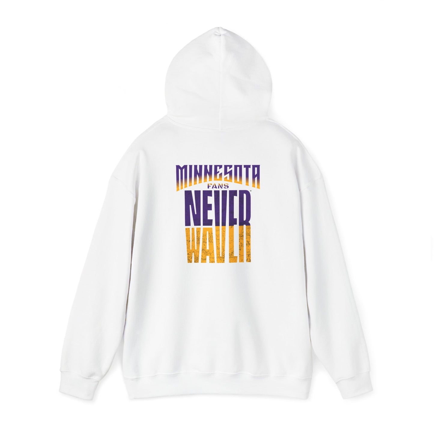 Minnesota Fans Never Waver Unisex Heavy Blend™ Hooded Sweatshirt