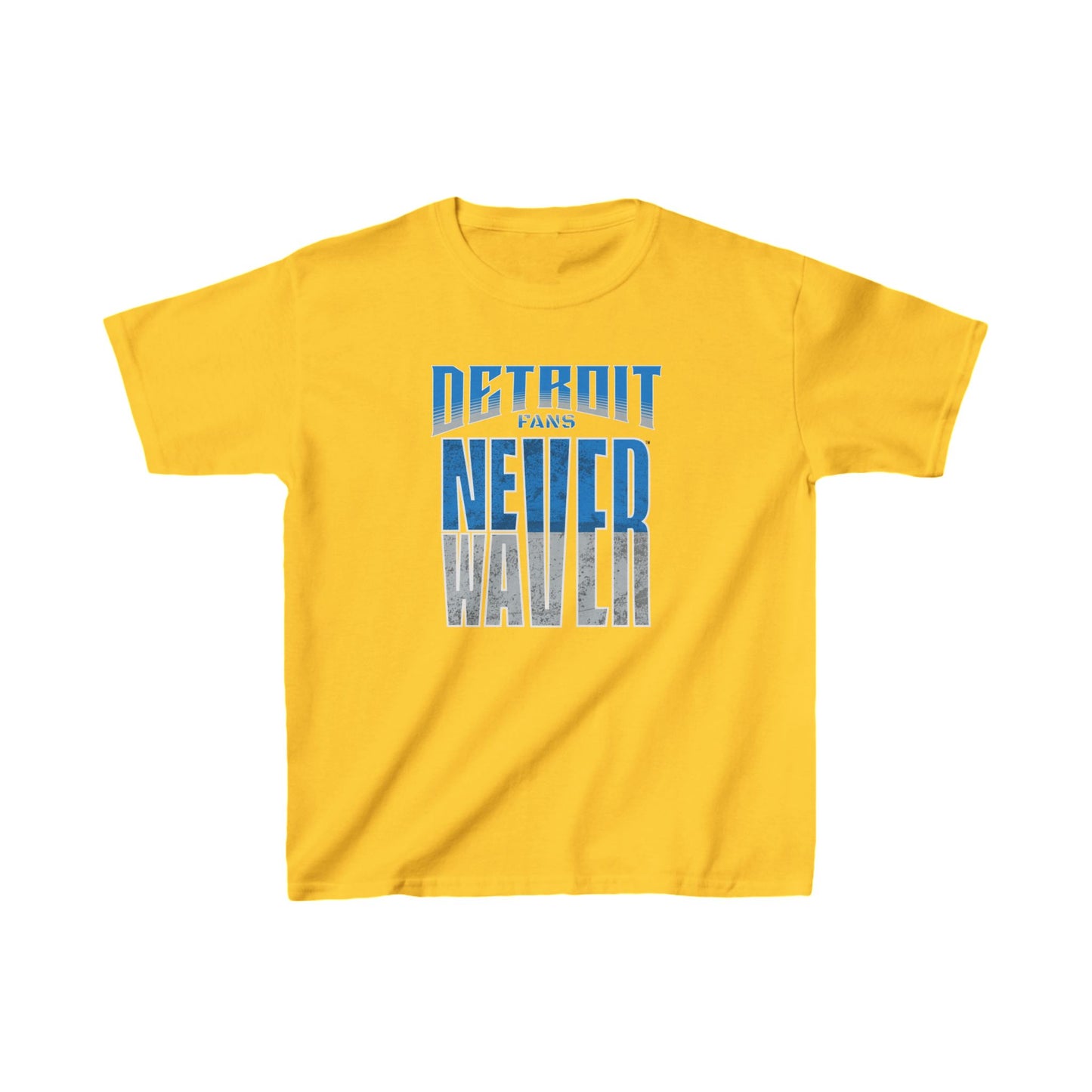 Detroit Fans Never Waver Kids Heavy Cotton™ Tee