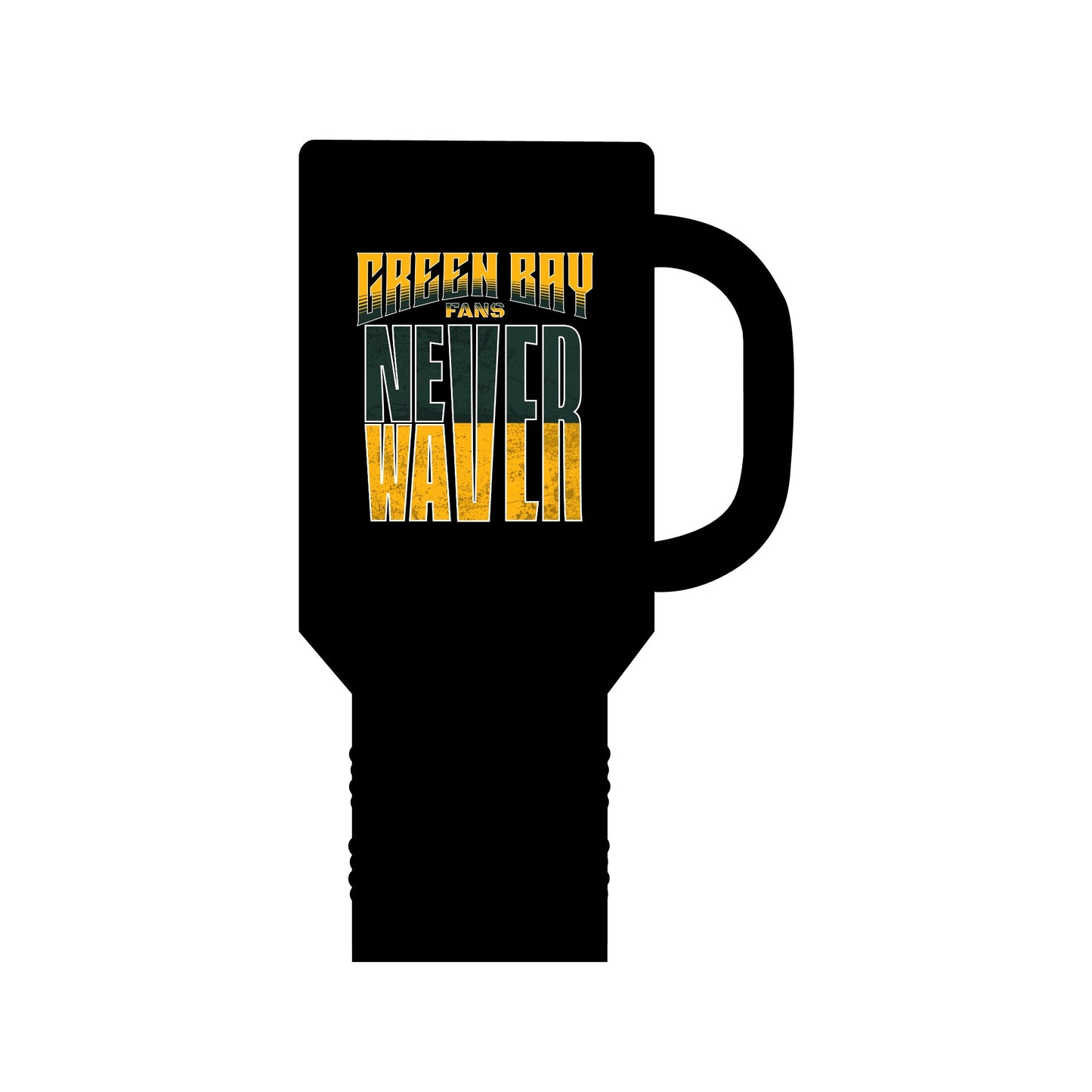 Green Bay Fans Never Waver Insulated Travel Mug, 40oz