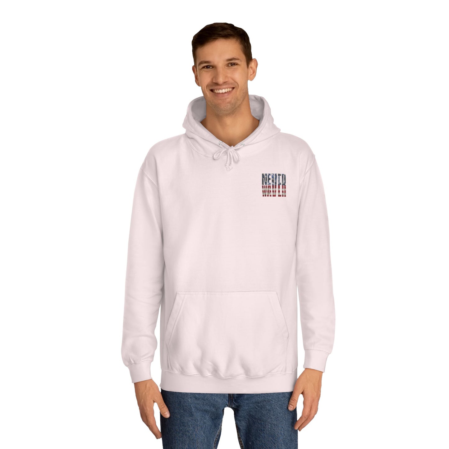 Never Waver Definition Unisex College Hoodie