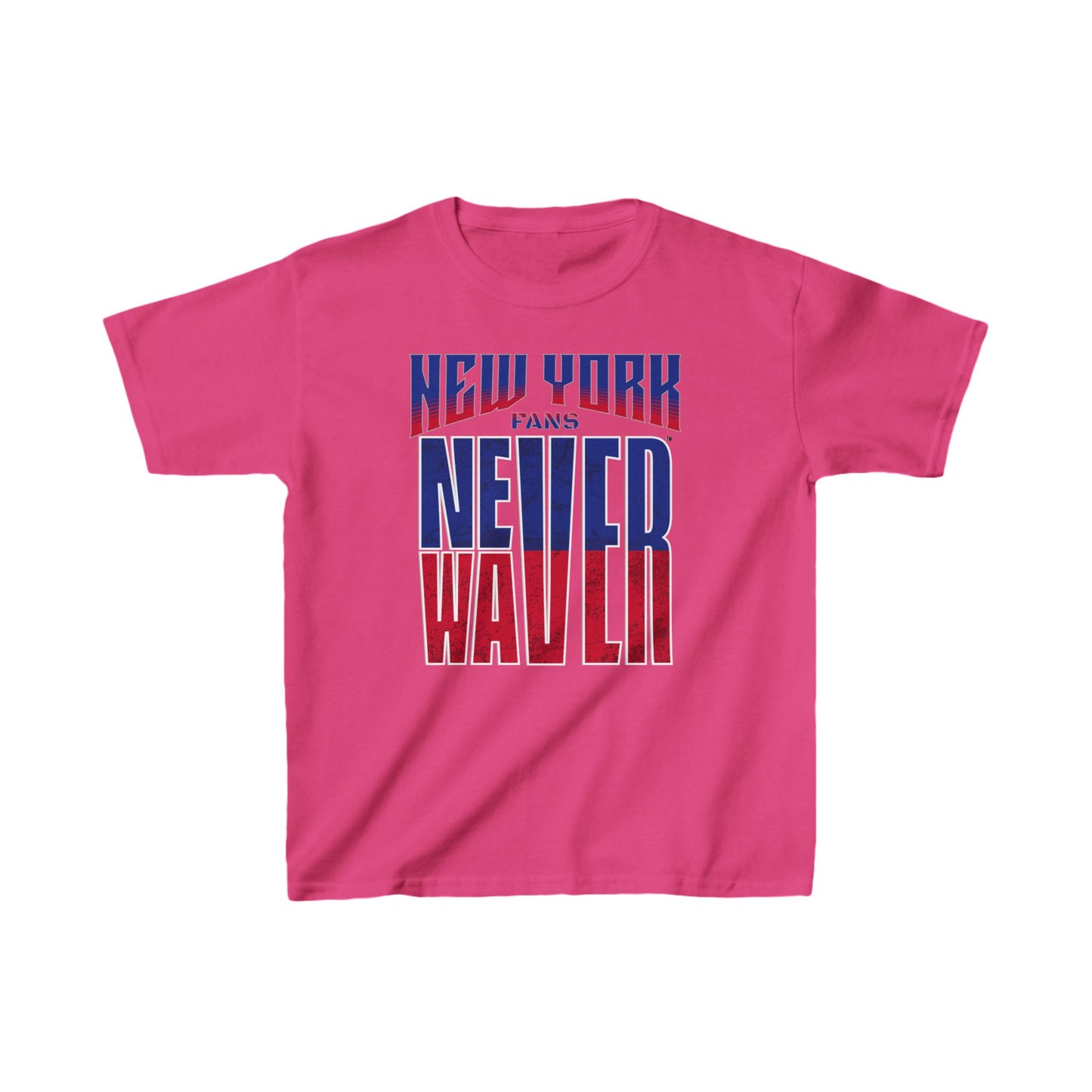 New York Fans Never Waver Kids Heavy Cotton™ Tee