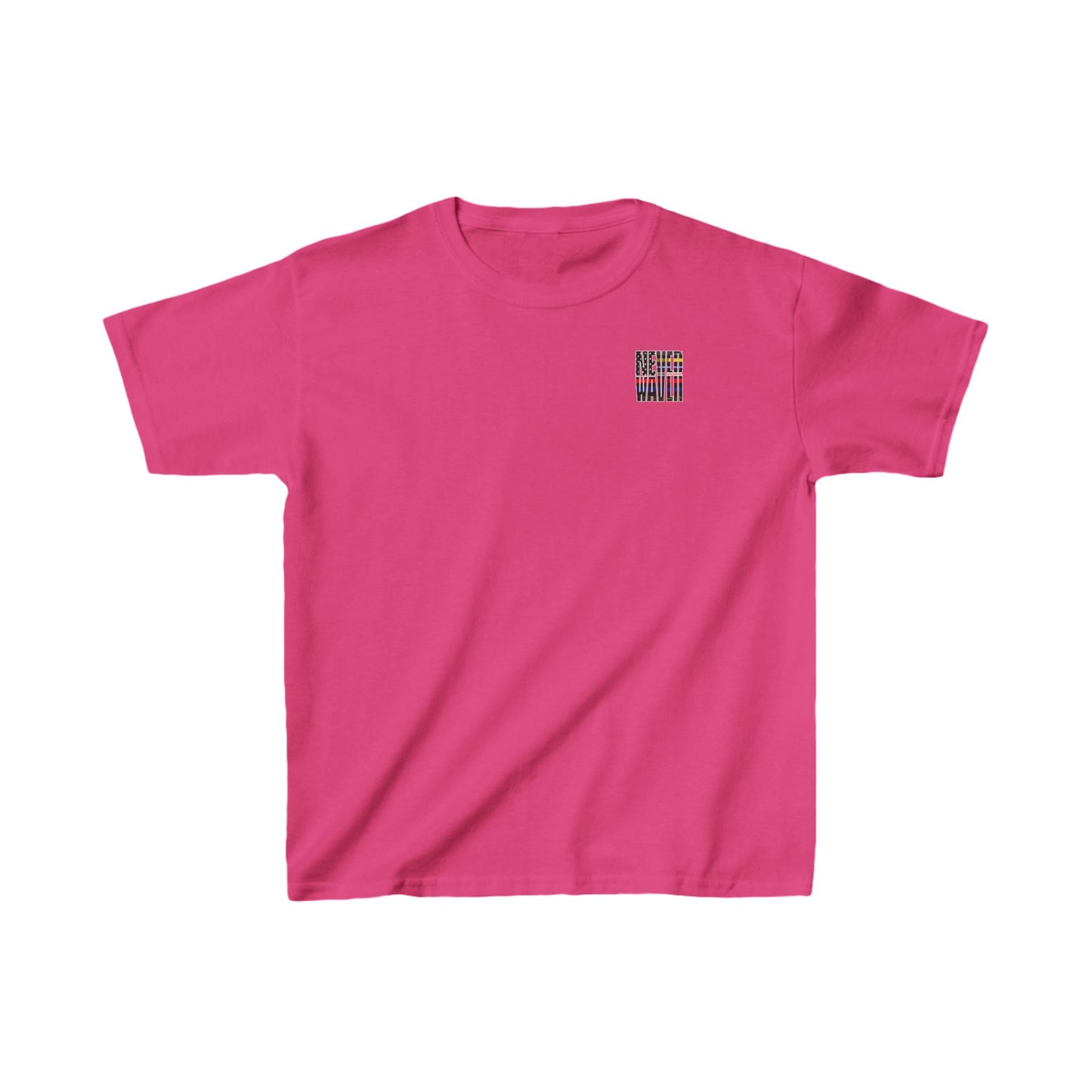 Never Waver Always Back Our First Responders  Kids Heavy Cotton™ Tee