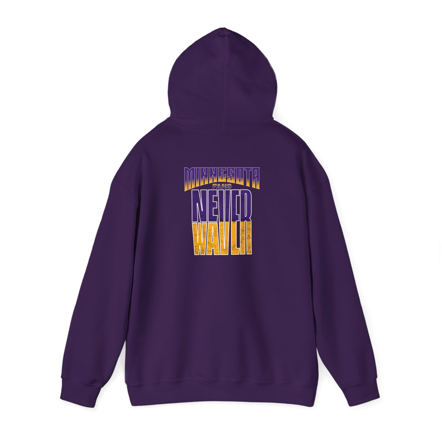 Minnesota Fans Never Waver Unisex Heavy Blend™ Hooded Sweatshirt