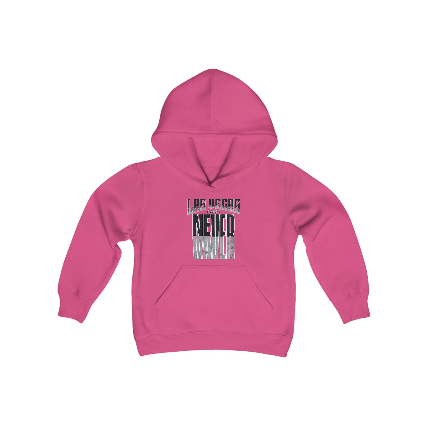 Las Vegas Fans Never Waver Youth Heavy Blend Hooded Sweatshirt