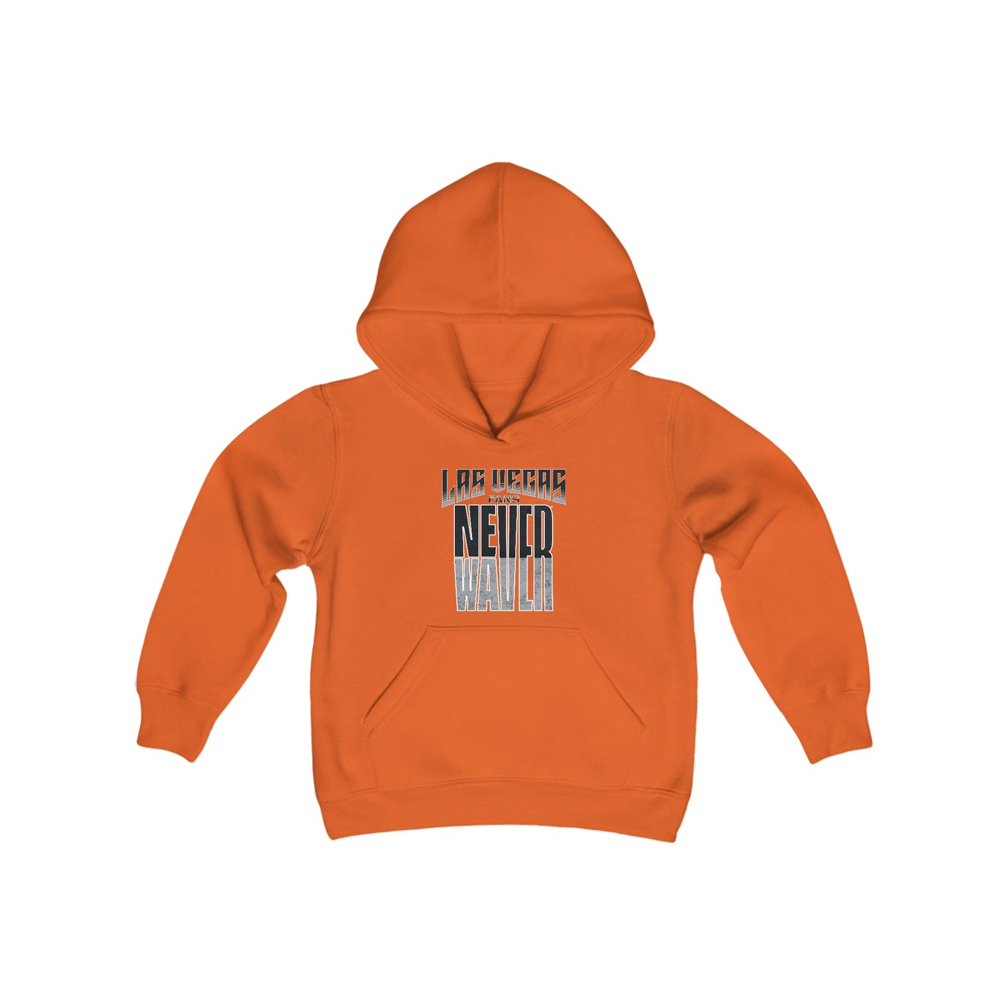 Las Vegas Fans Never Waver Youth Heavy Blend Hooded Sweatshirt