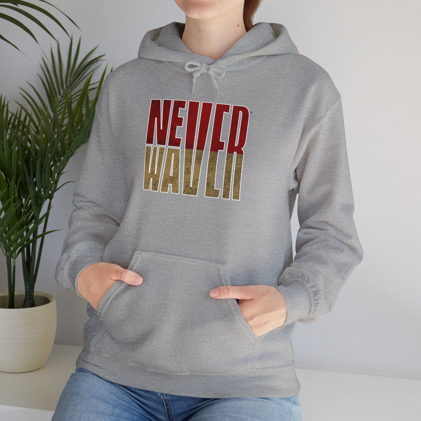 San Francisco Fans Never Waver Unisex Heavy Blend™ Hooded Sweatshirt