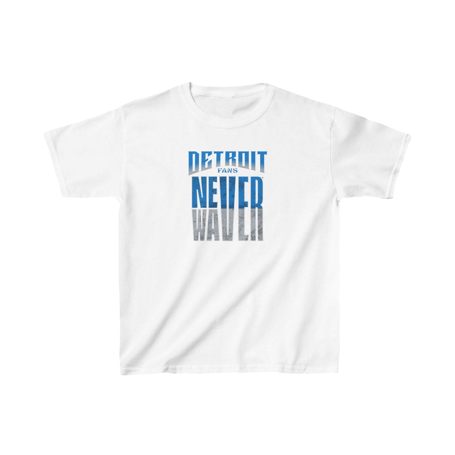 Detroit Fans Never Waver Kids Heavy Cotton™ Tee