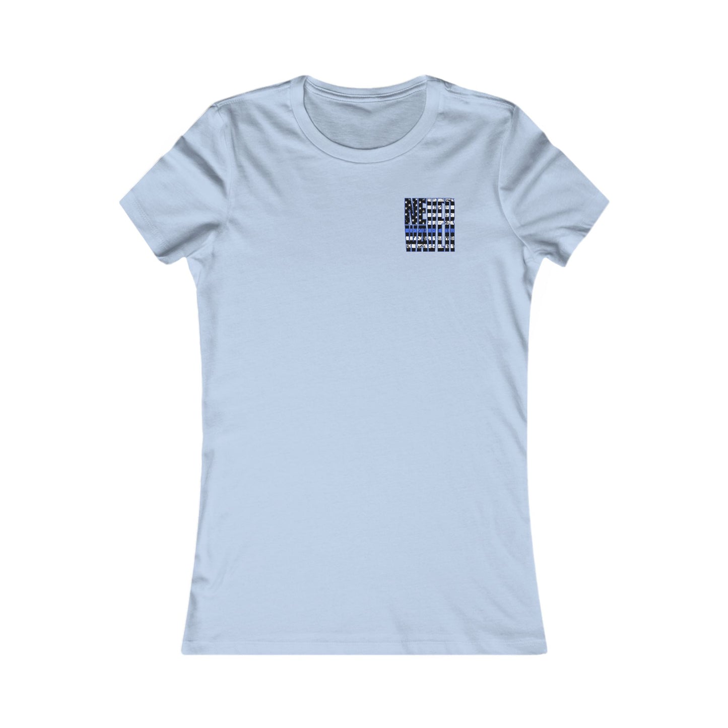 Never Waver Back The Blue   Women's Favorite Tee