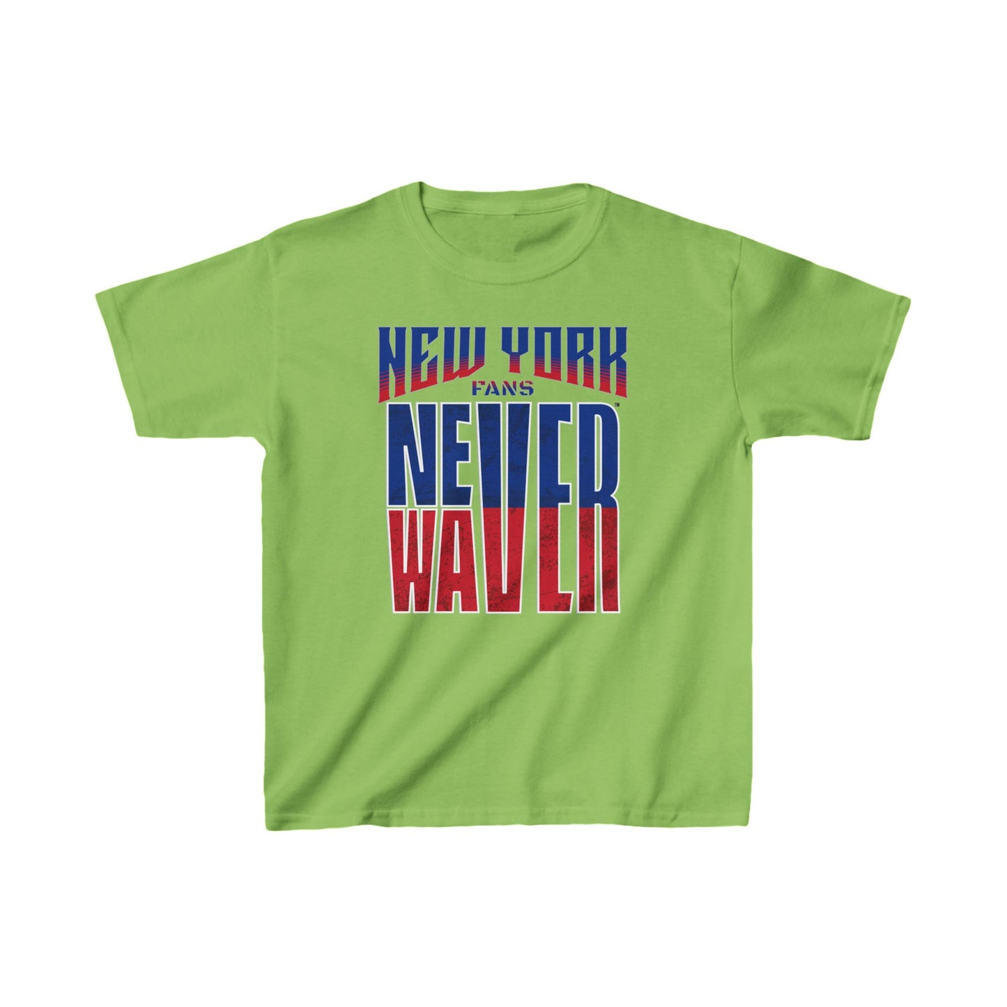 New York Fans Never Waver Kids Heavy Cotton™ Tee