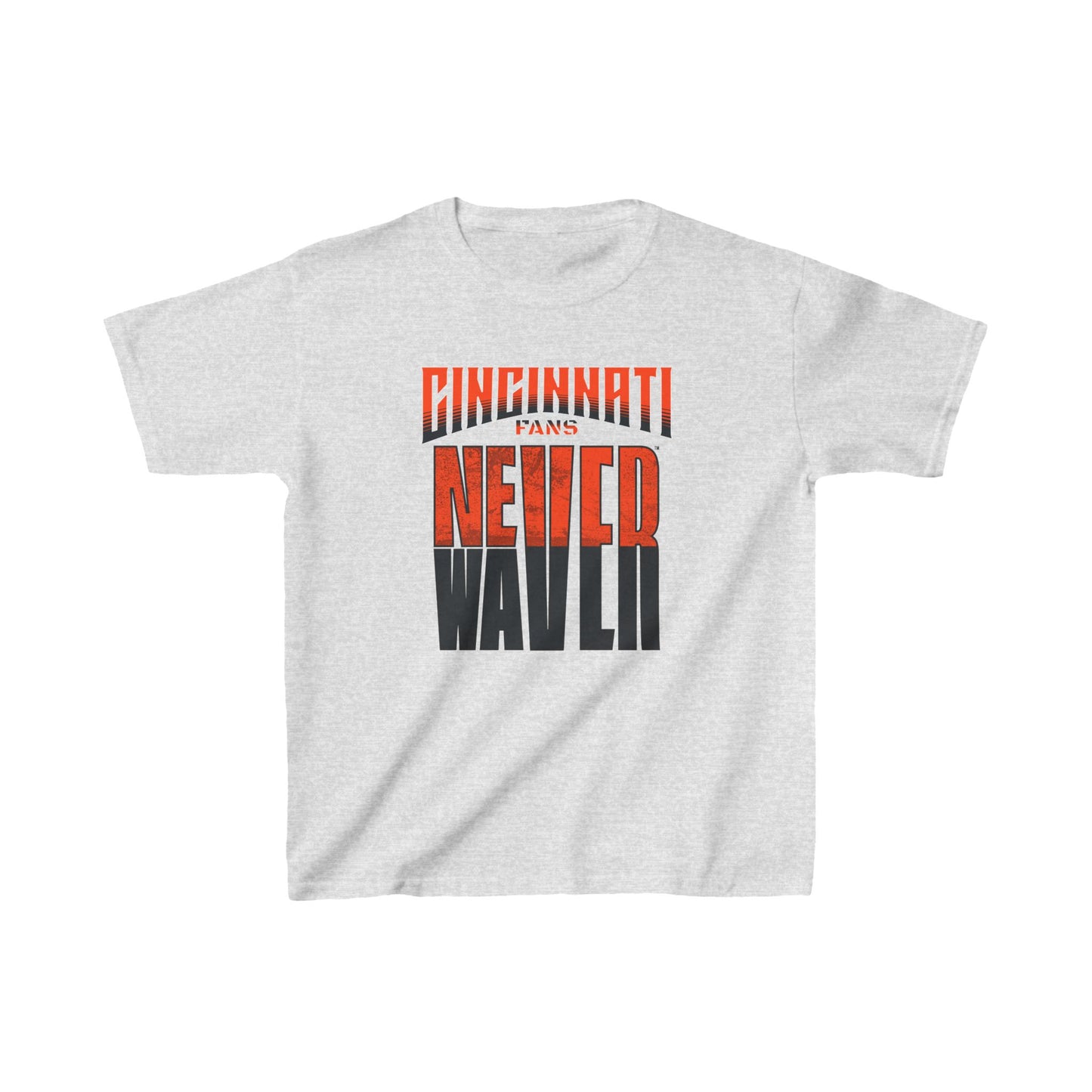 Cincinnati Fans Never Waver Kids Heavy Cotton™ Tee