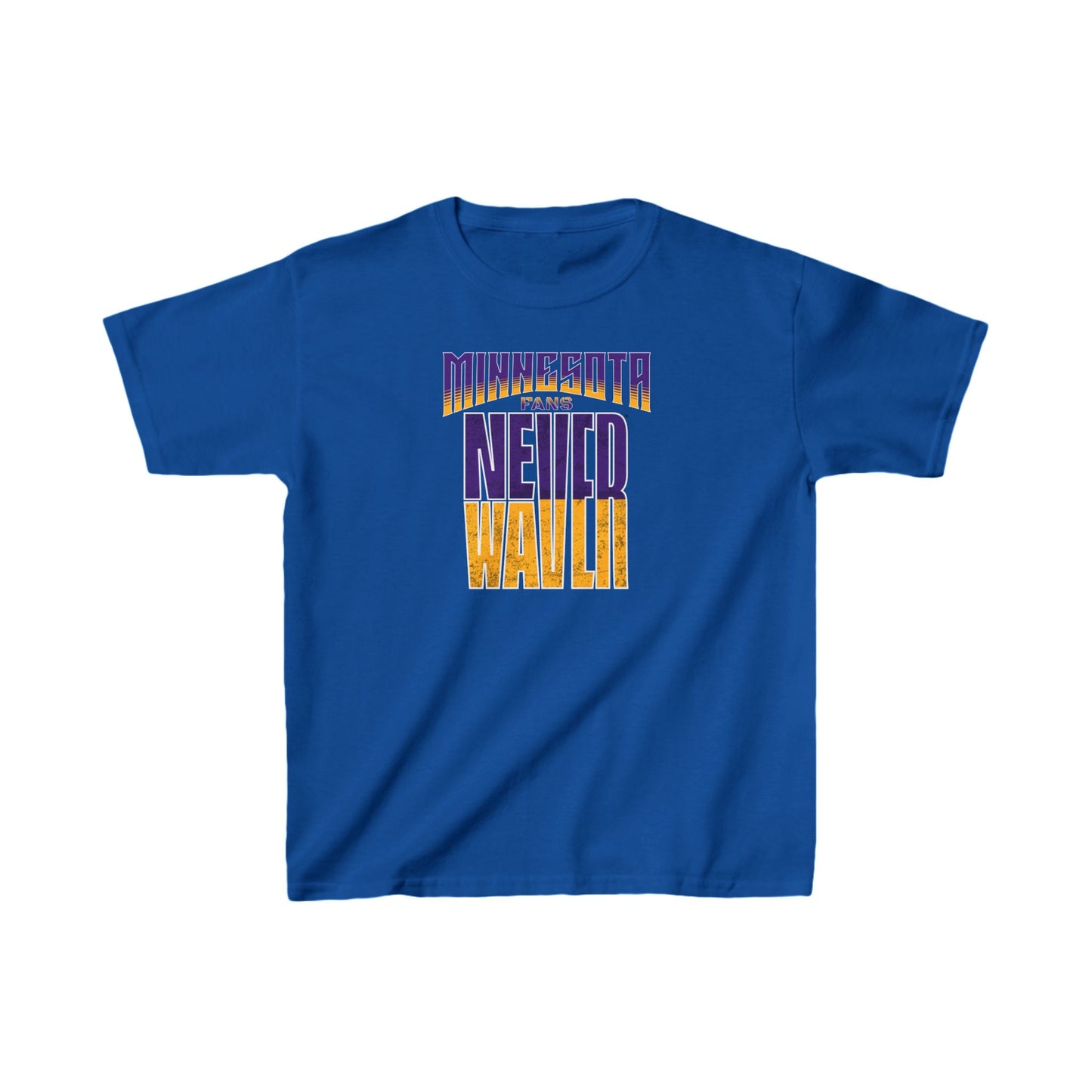 Minnesota Fans Never Waver Kids Heavy Cotton™ Tee