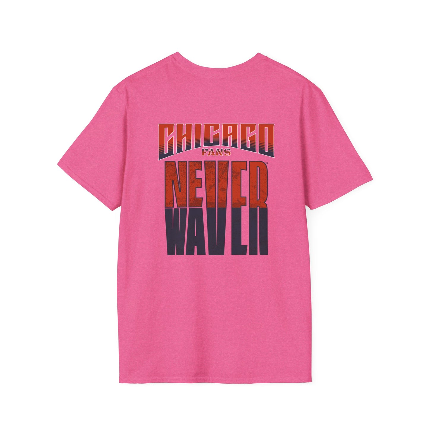 Chicago Fans Never Waver Unisex Softstyle T-Shirt