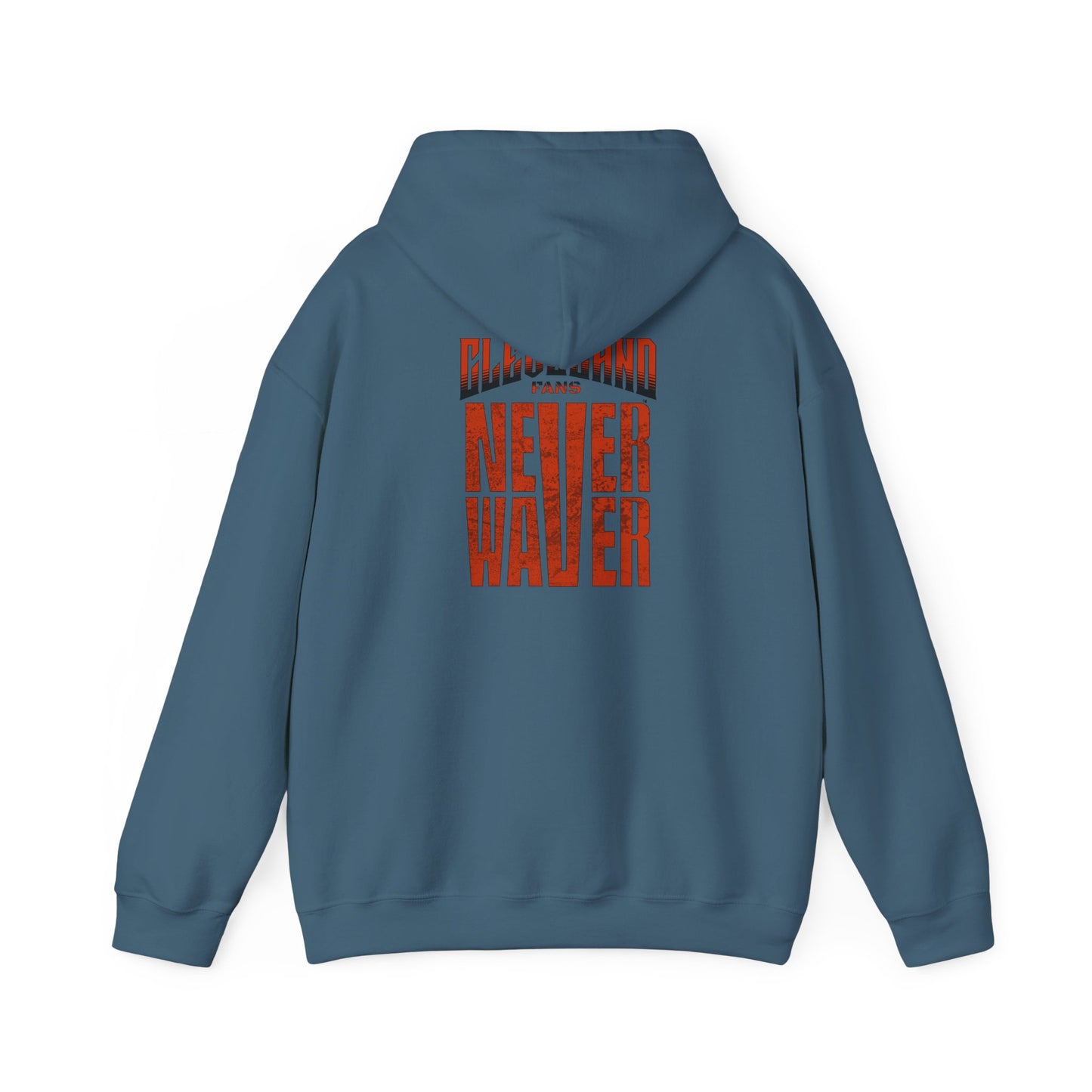 Cleveland Fans Never Waver Unisex Hooded Sweatshirt - Heavy Blend™