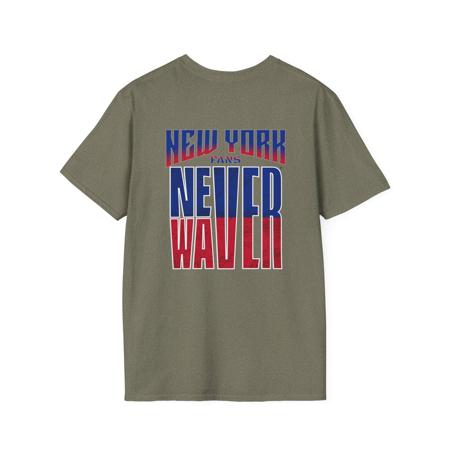 New York Fans Never Waver Unisex Softstyle T-Shirt