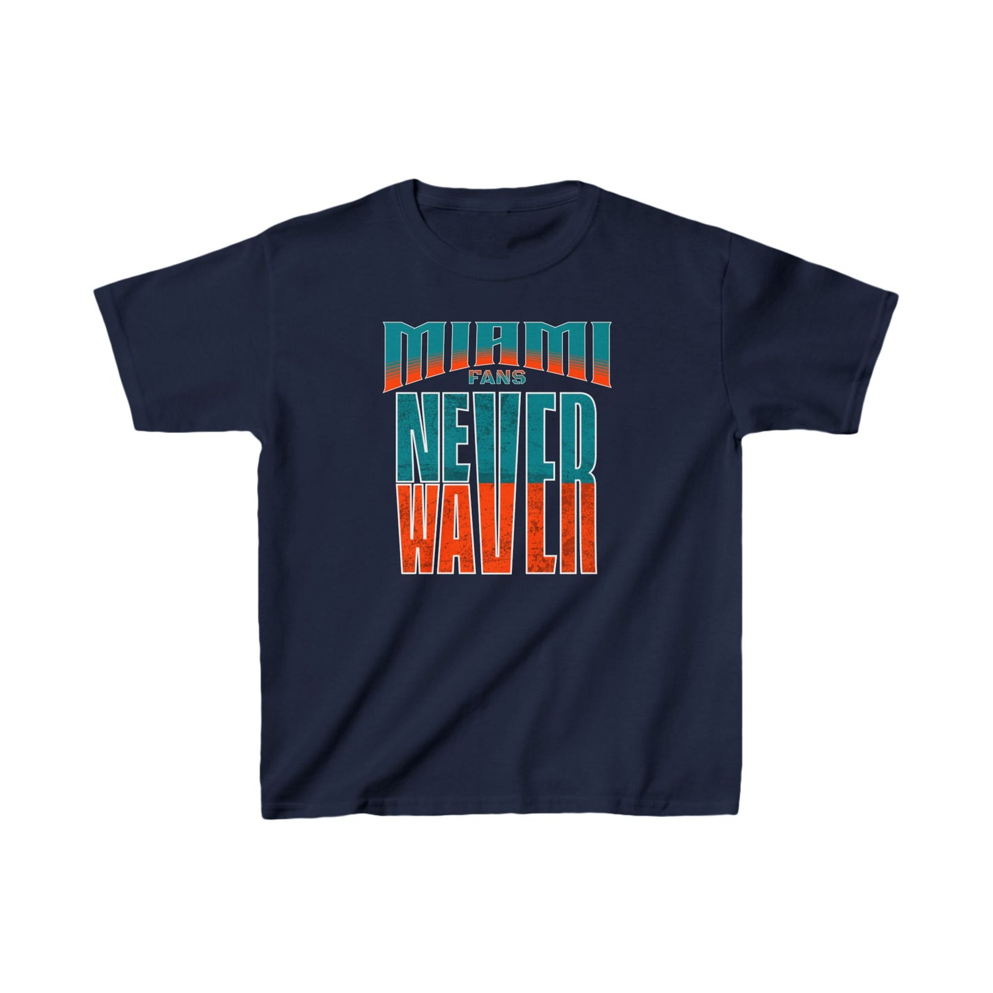 Miami Fans Never Waver Kids Heavy Cotton™ Tee