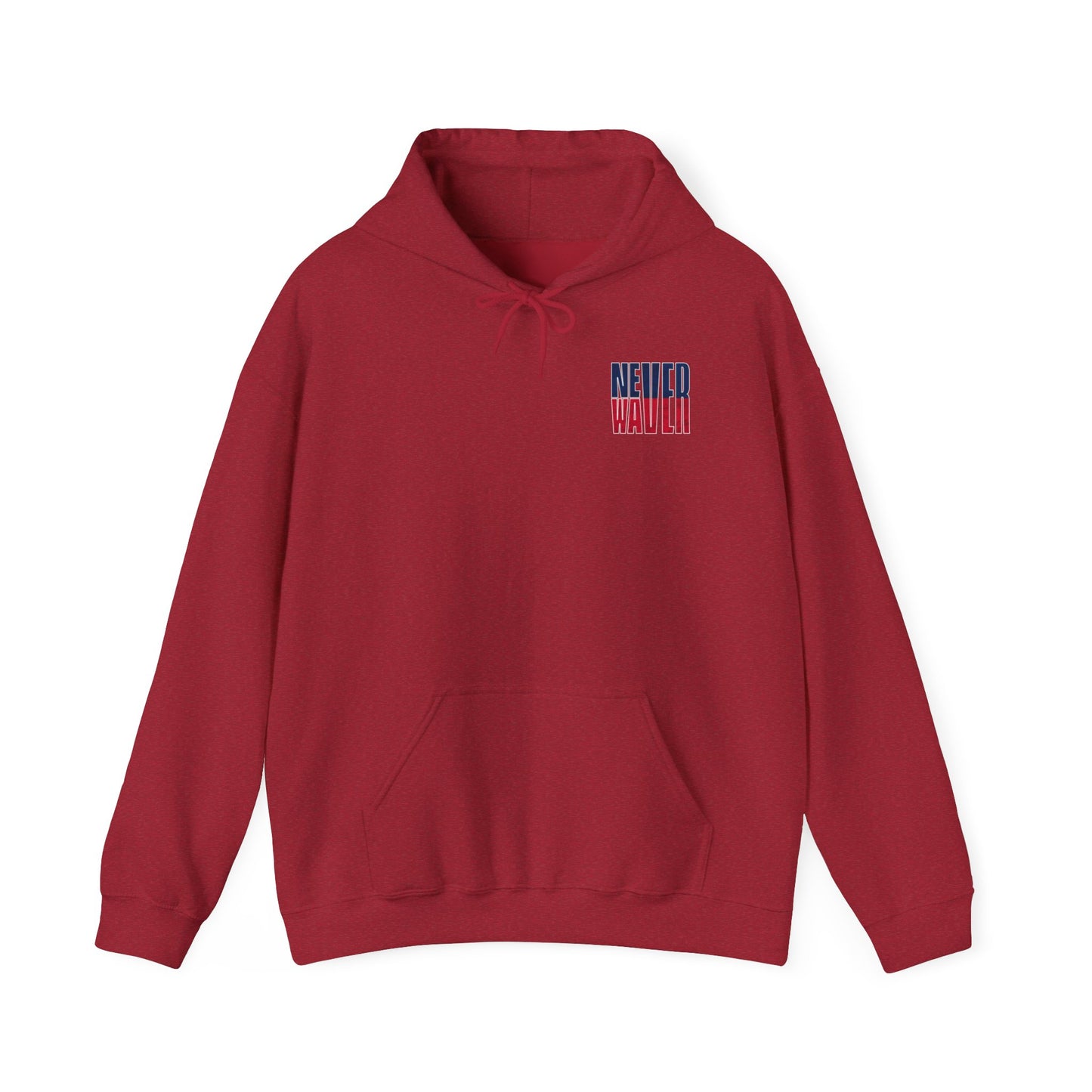 New England Fans Never Waver Unisex Heavy Blend™ Hooded Sweatshirt