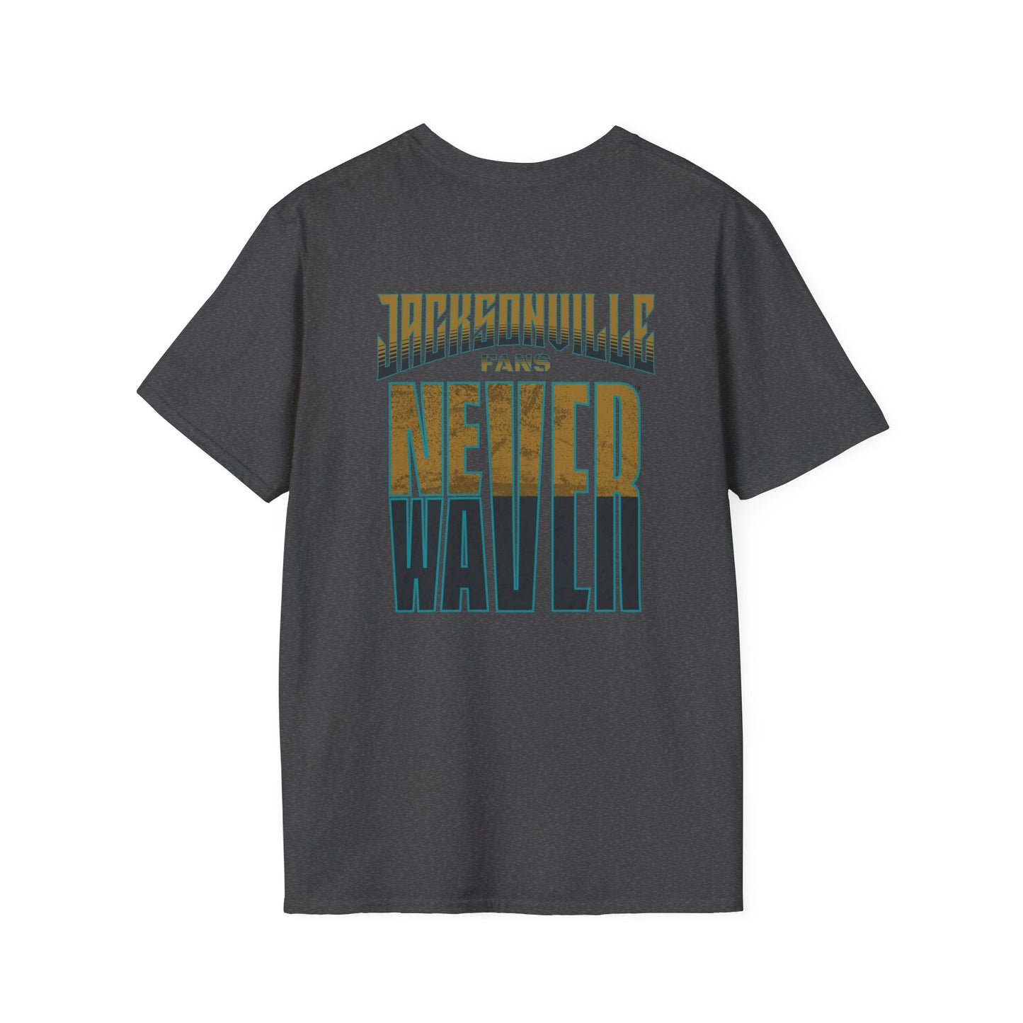 Jacksonville Fans Never Waver Unisex Softstyle T-Shirt