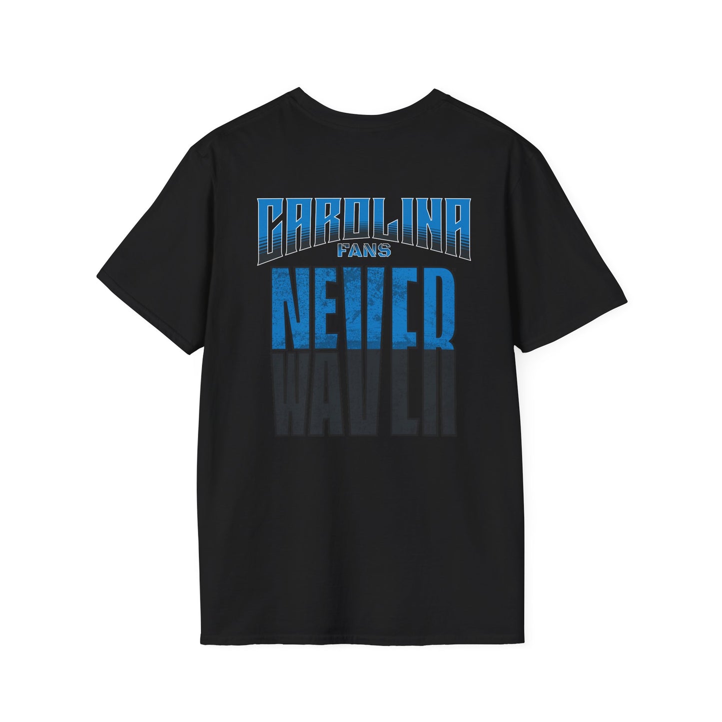 Carolina Fans Never Waver Unisex Softstyle T-Shirt