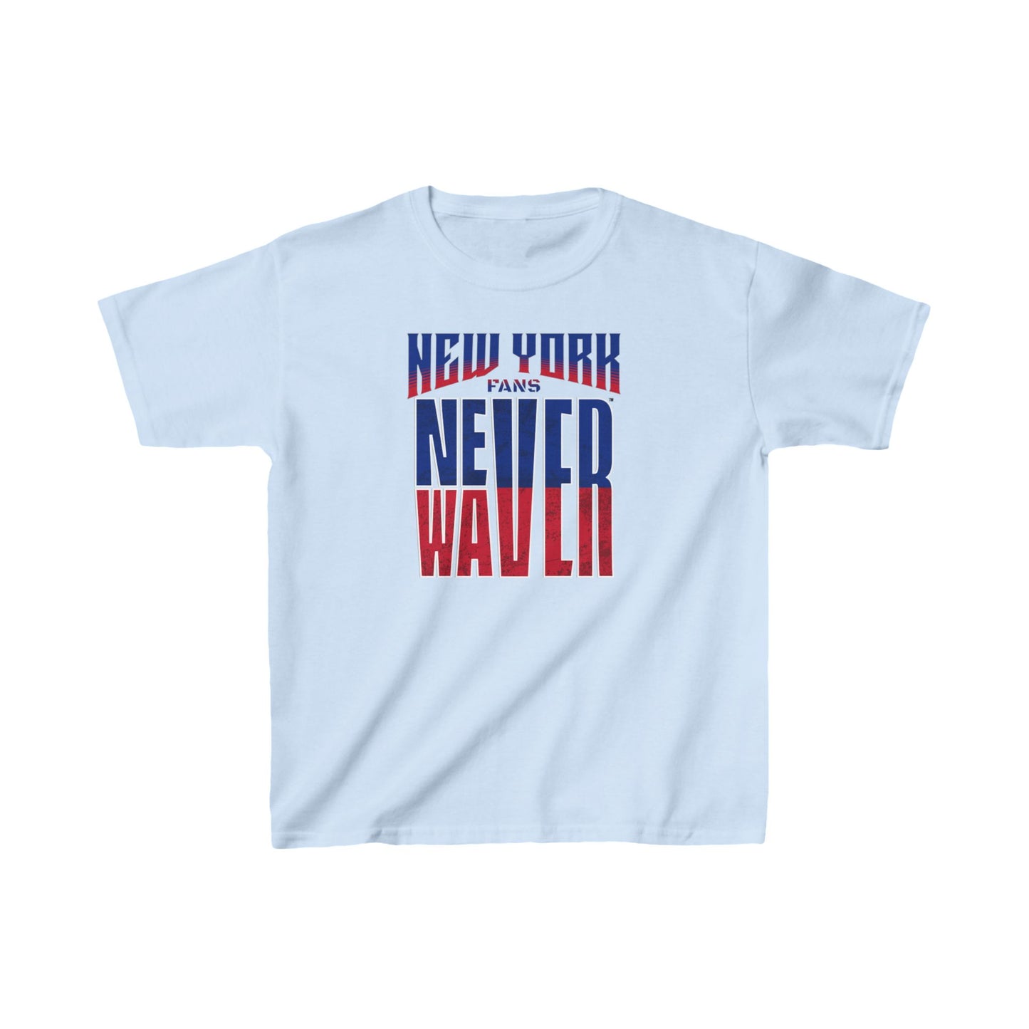 New York Fans Never Waver Kids Heavy Cotton™ Tee