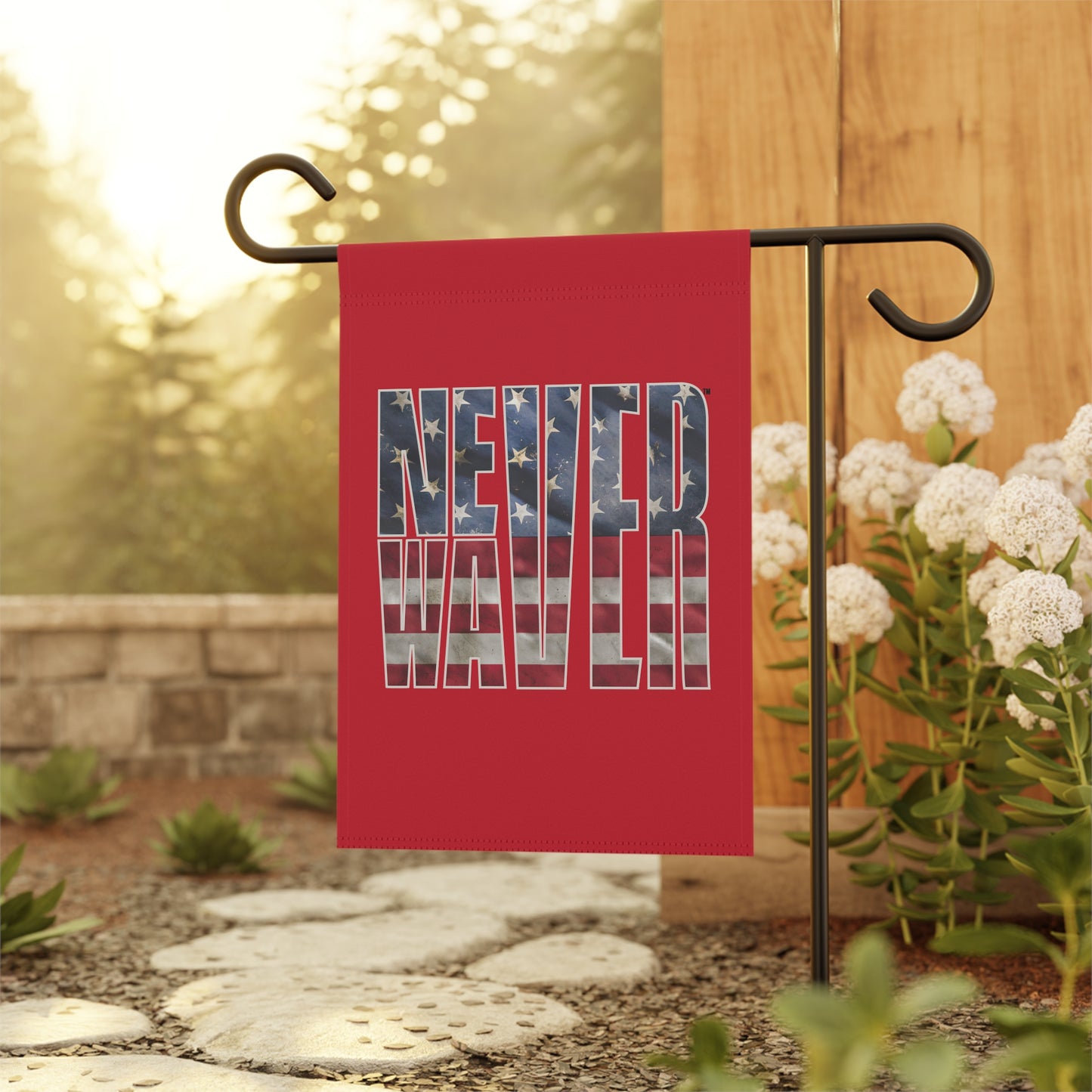 Never Waver Garden & House Banner