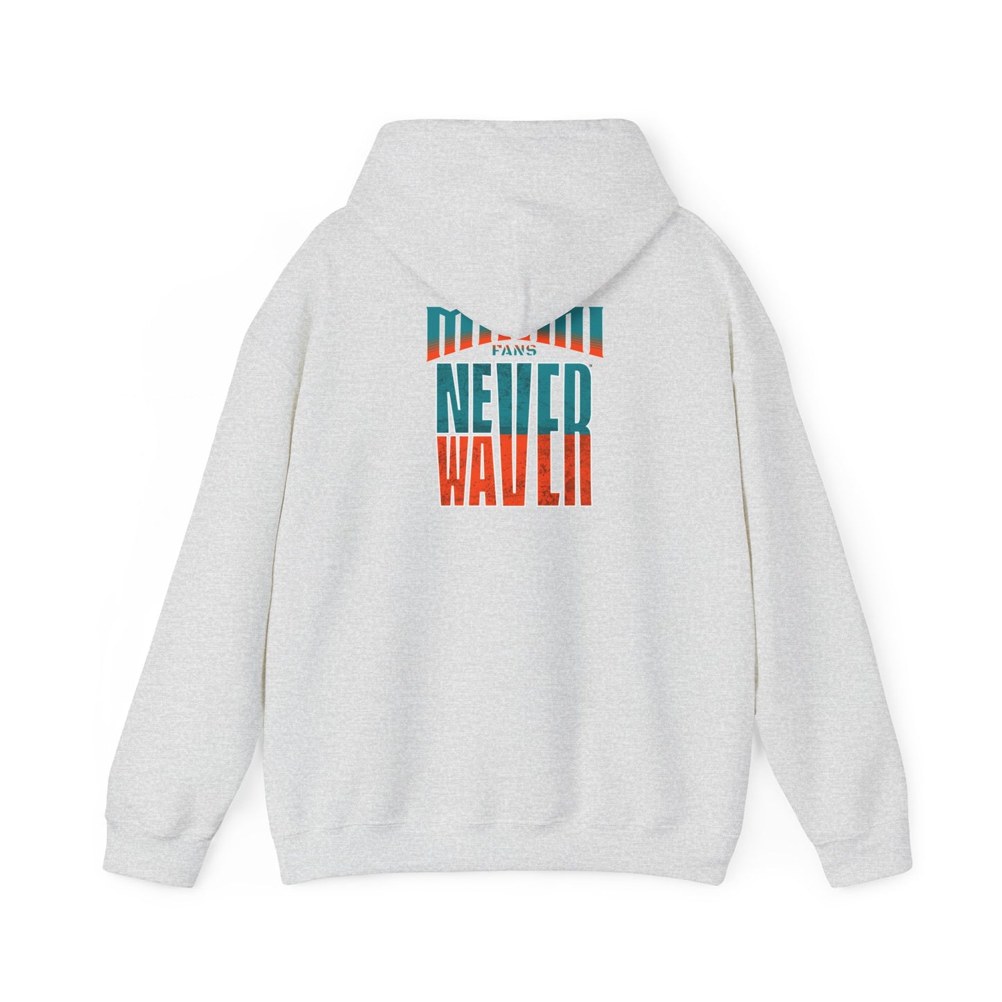 Miami Fans Never Waver Unisex Heavy Blend™ Hooded Sweatshirt