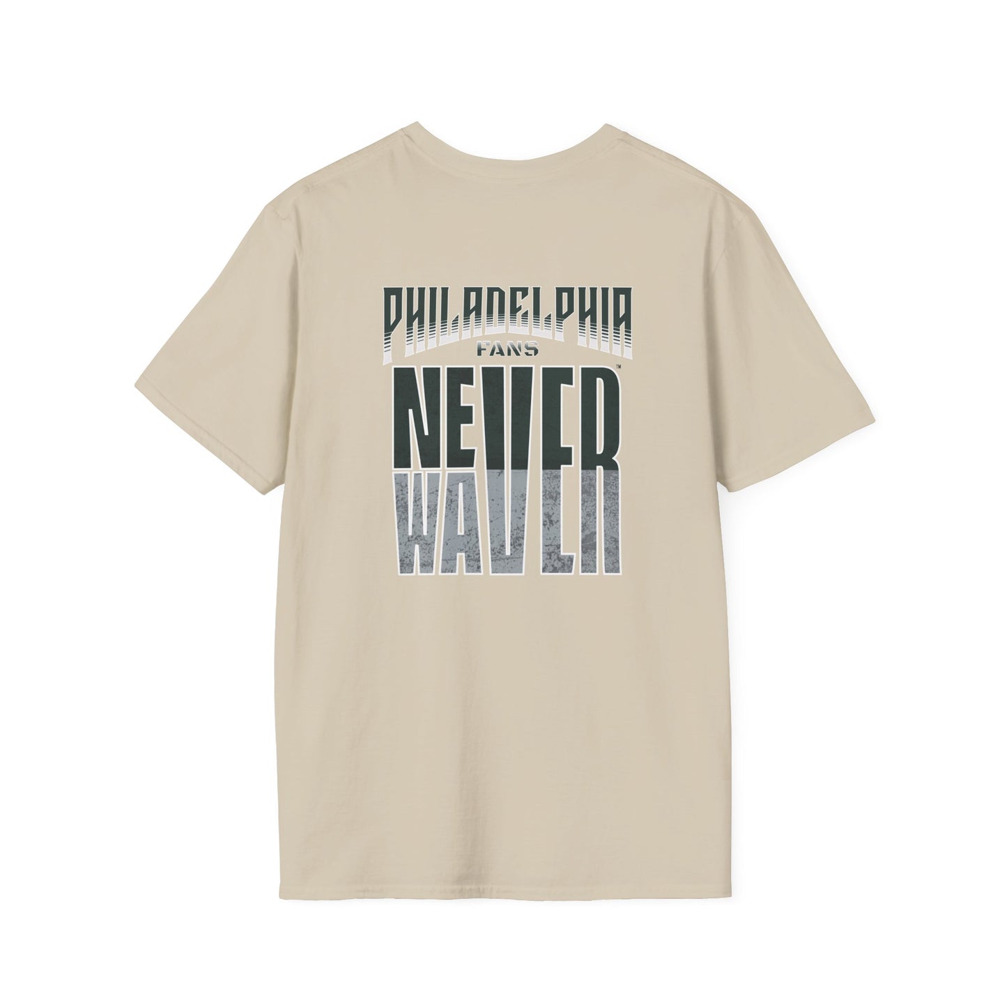 Philadelphia Fans Never Waver Unisex Softstyle T-Shirt