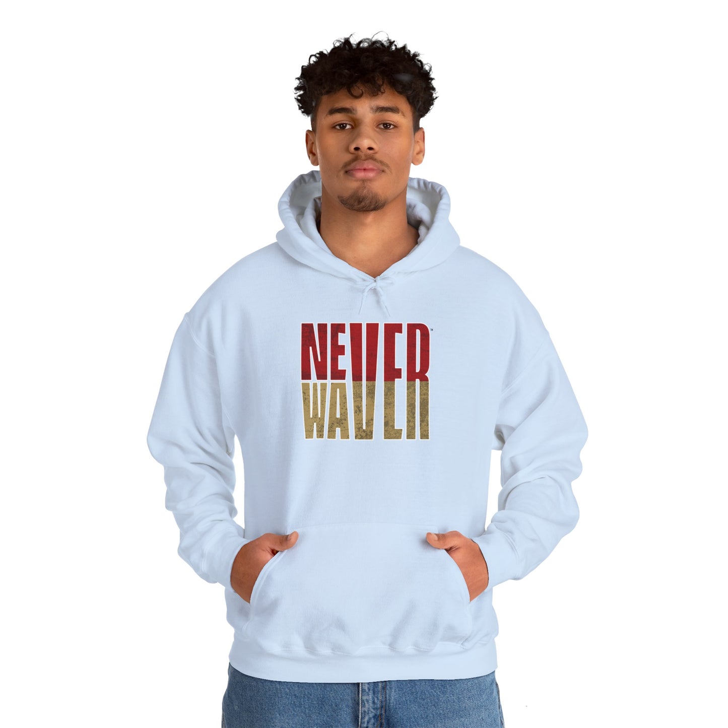 San Francisco Fans Never Waver Unisex Heavy Blend™ Hooded Sweatshirt